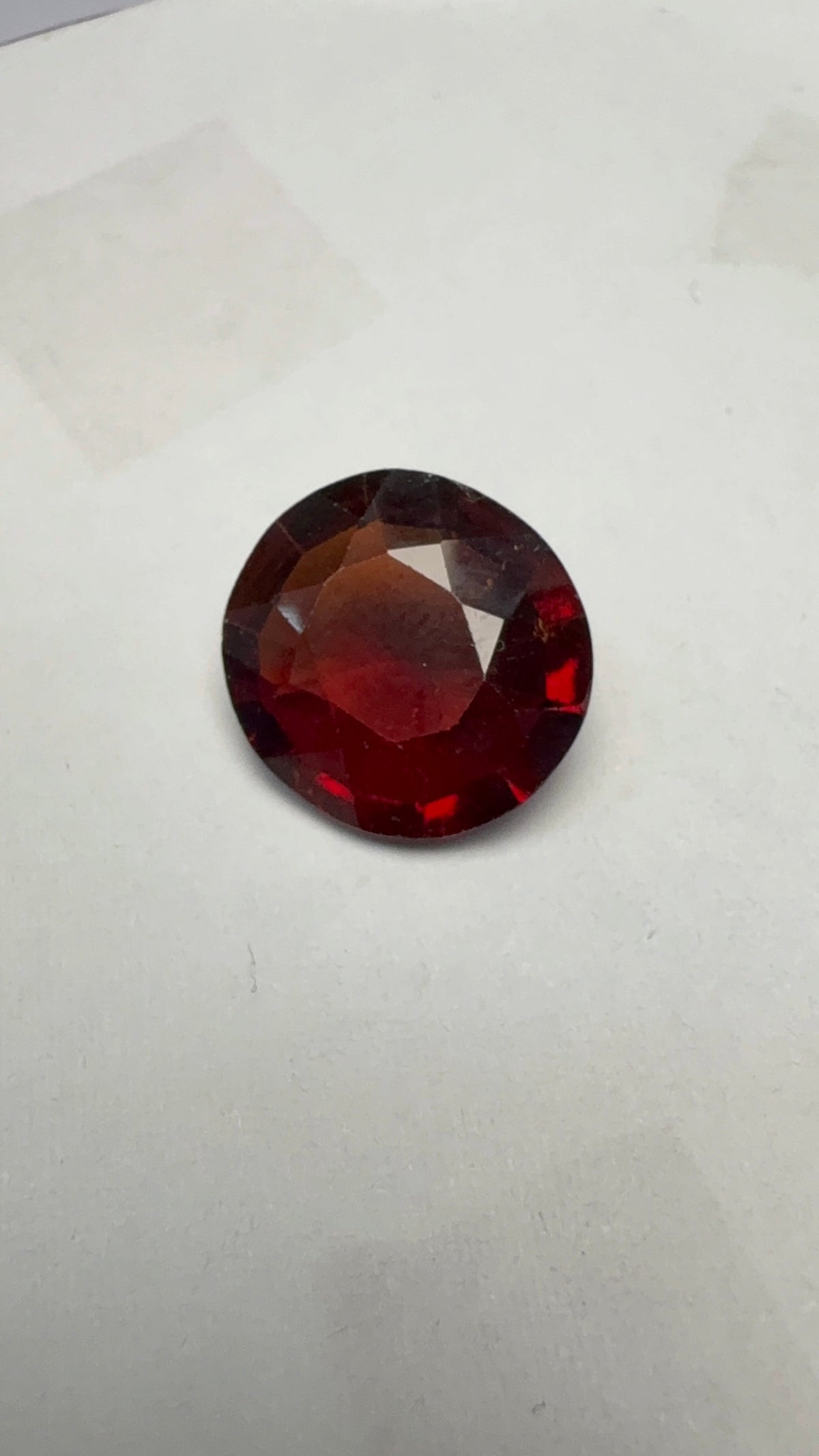Hessonite (Gomed) 5.83 carat GOR-3 front view