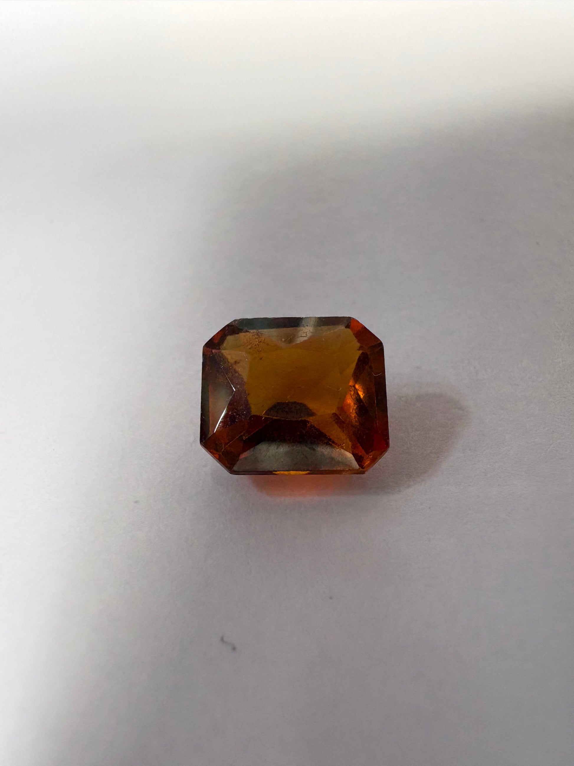 Hessonite (Gomed) 5.10 carat GOR-31 alternate face-up view