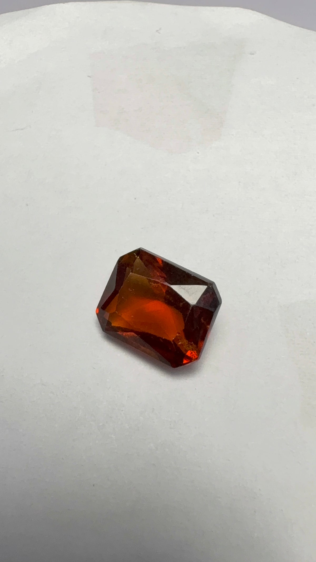 Hessonite (Gomed) 4.68 carat GOR-32 front view