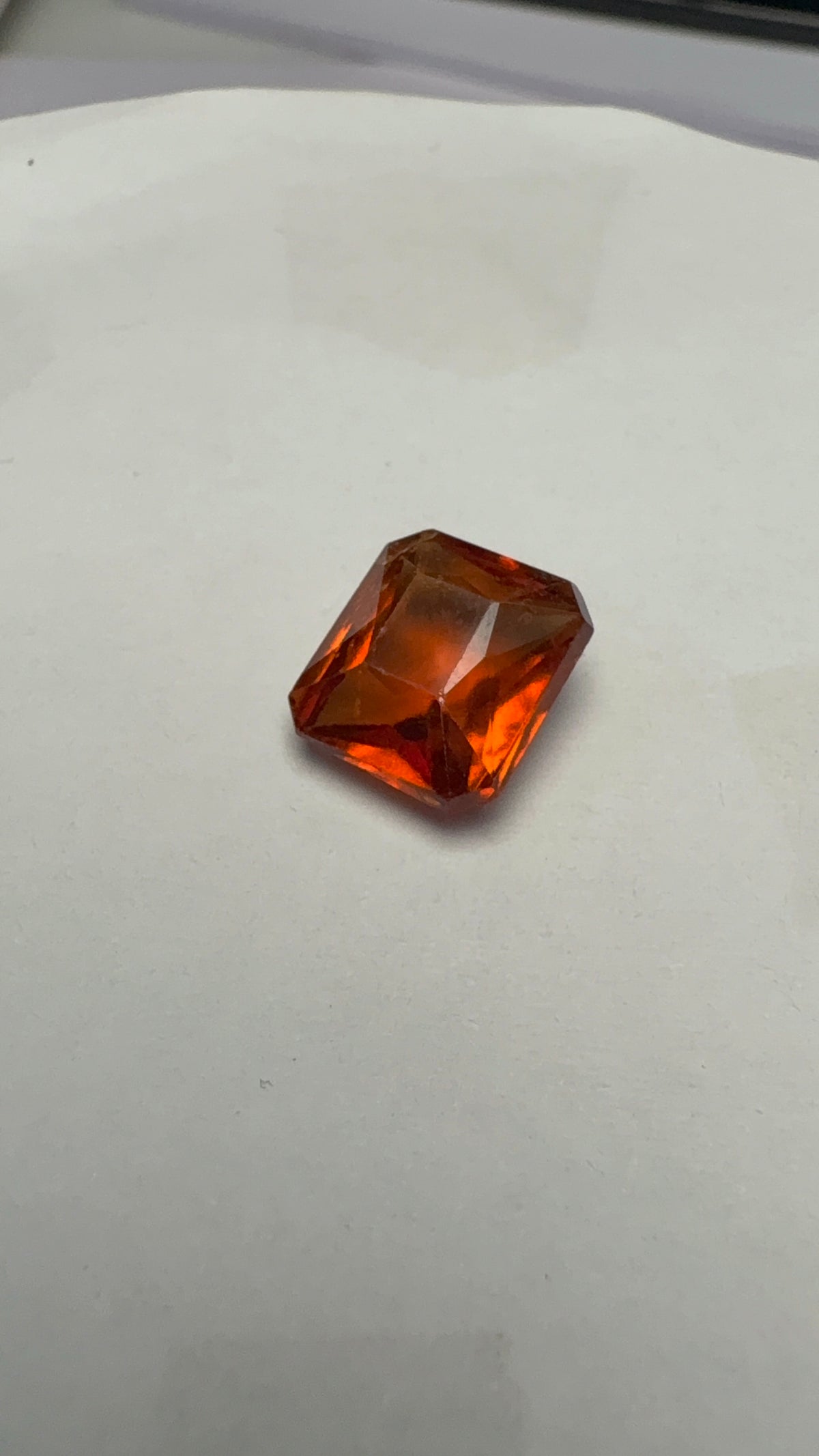 Hessonite (Gomed) 4.75 carat GOR-40 front view