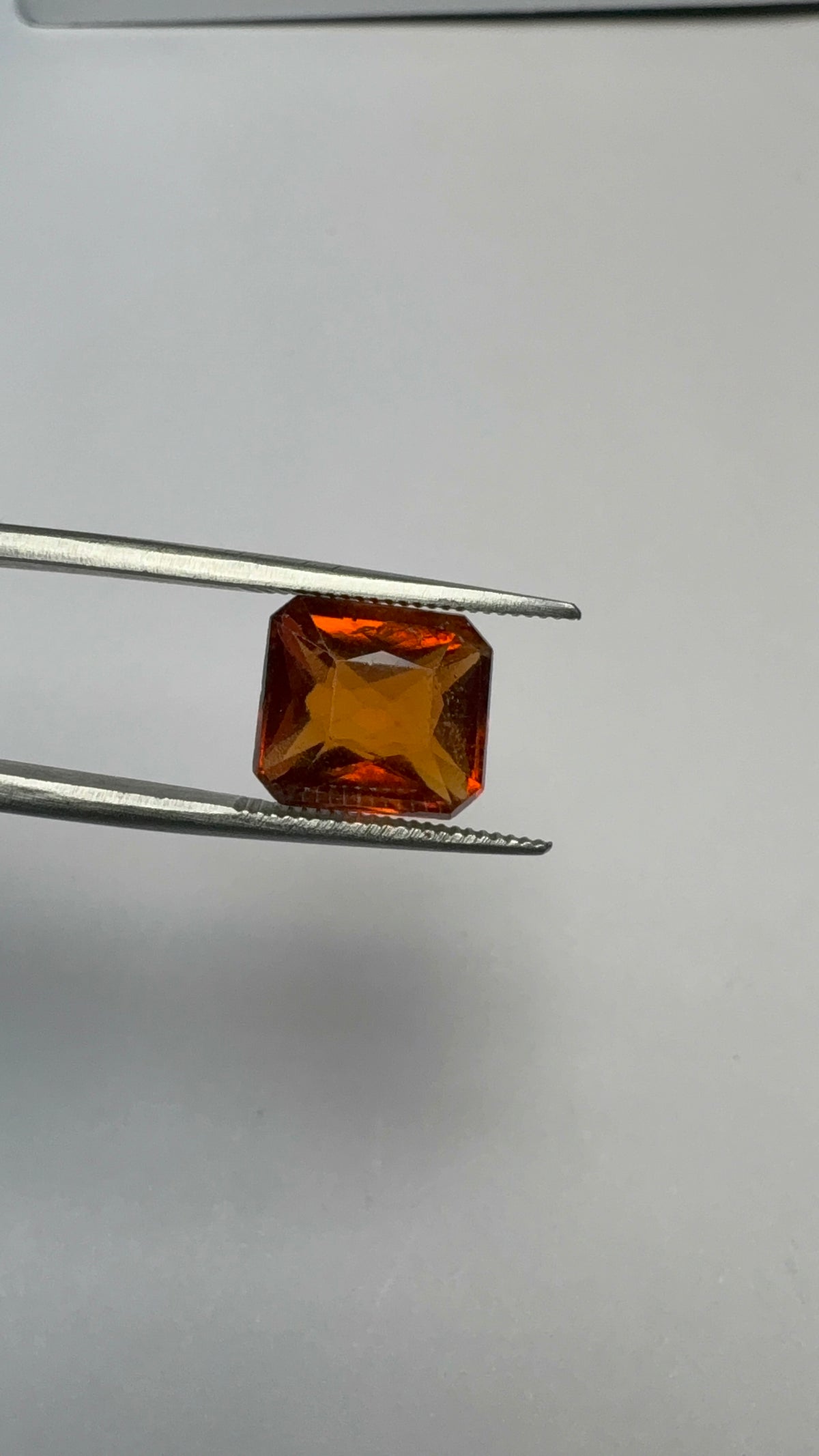 Hessonite (Gomed) 4.75 carat GOR-40 close view