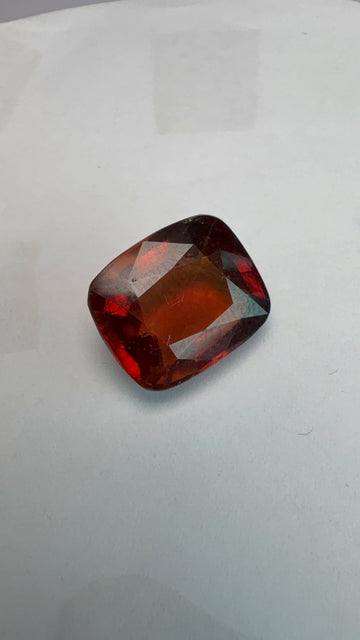 Hessonite (Gomed) 11.35 carat GOR-44 front view