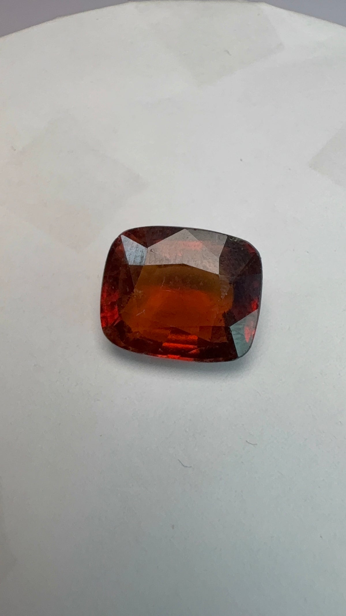 Hessonite (Gomed) 11.35 carat GOR-44 alternate face-up view