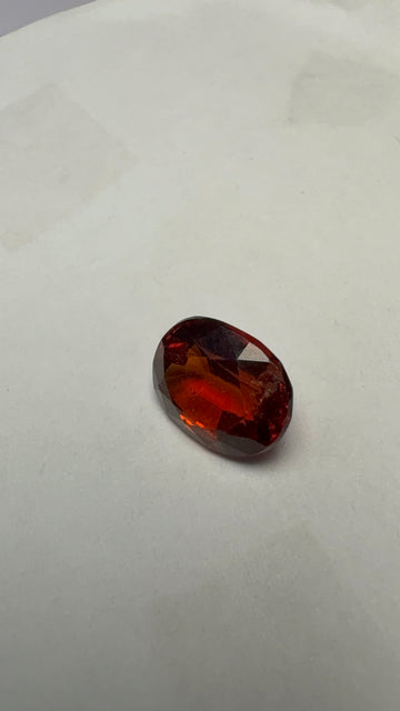 Hessonite (Gomed) 4.41 carat GOR-5 front view
