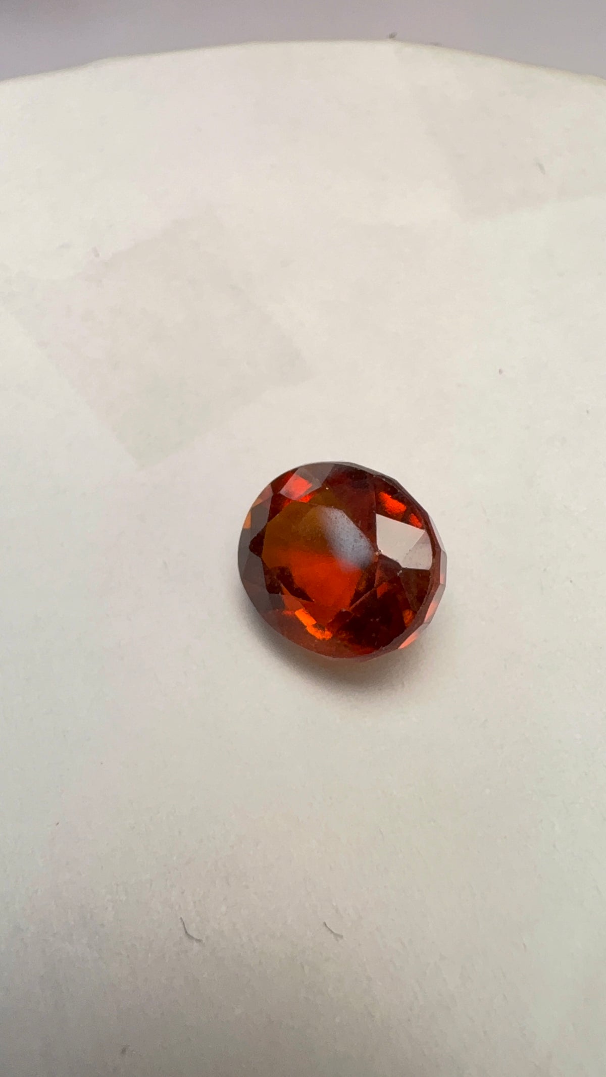 Hessonite (Gomed) 5.42 carat GOR-54 front view