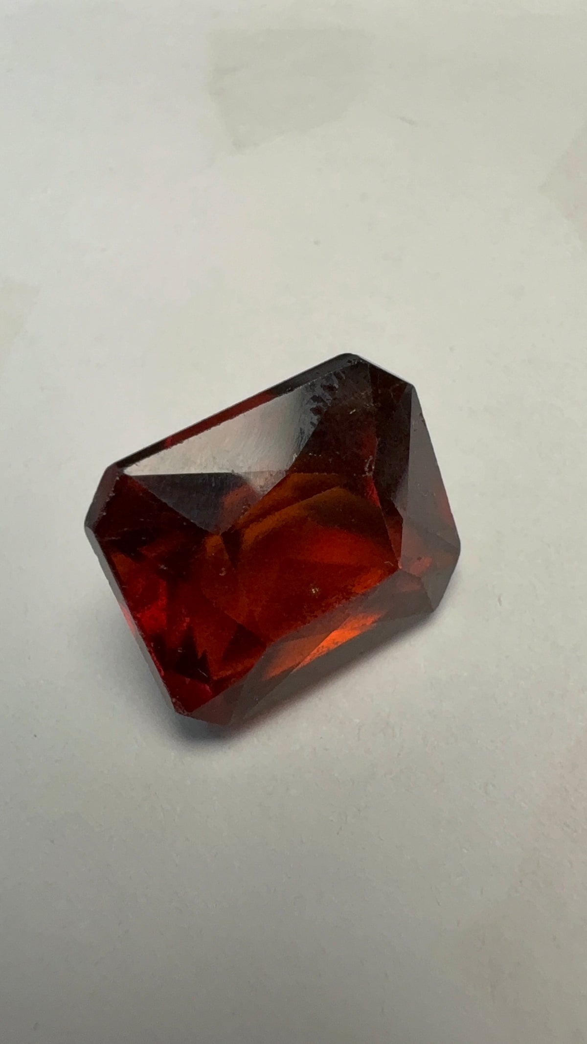 Hessonite (Gomed) 14.15 carat GOR-58 face-up view