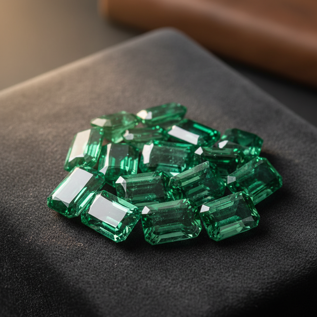 Colombian & Zambian Emeralds