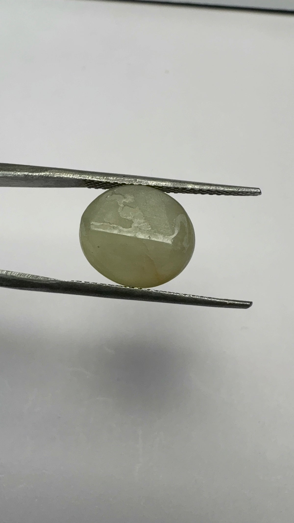 Cat's Eye 6.63 carat LAR-04 angled view