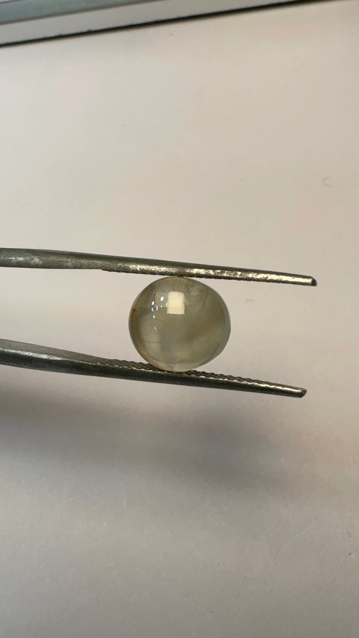 Cat's Eye 3.93 carat LAR-06 alternate face-up view