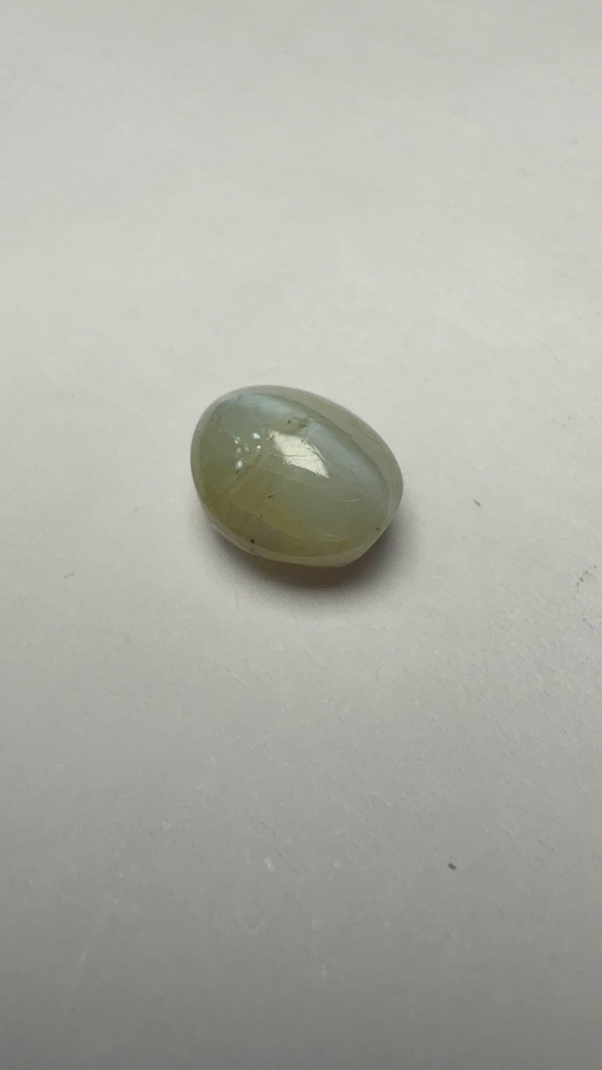 Cat's Eye 3.11 carat LAR-07 face-up view