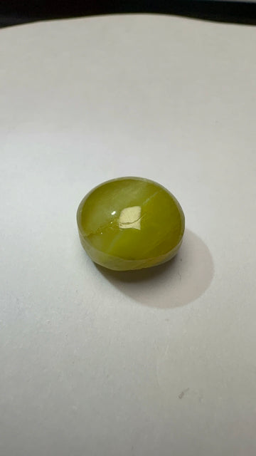 Cat's Eye 6.26 carat LAR-11 front view