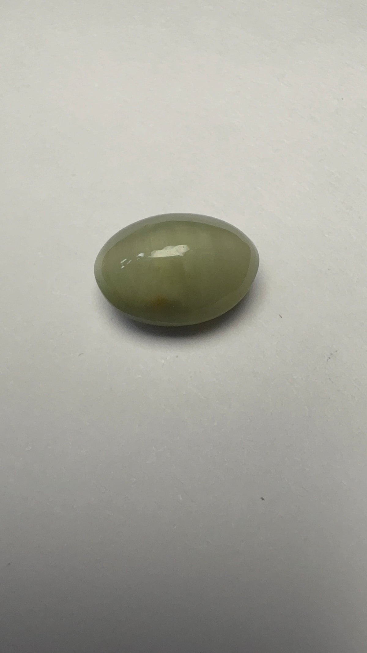 Cat's Eye 5.95 carat LAR-15 face-up view