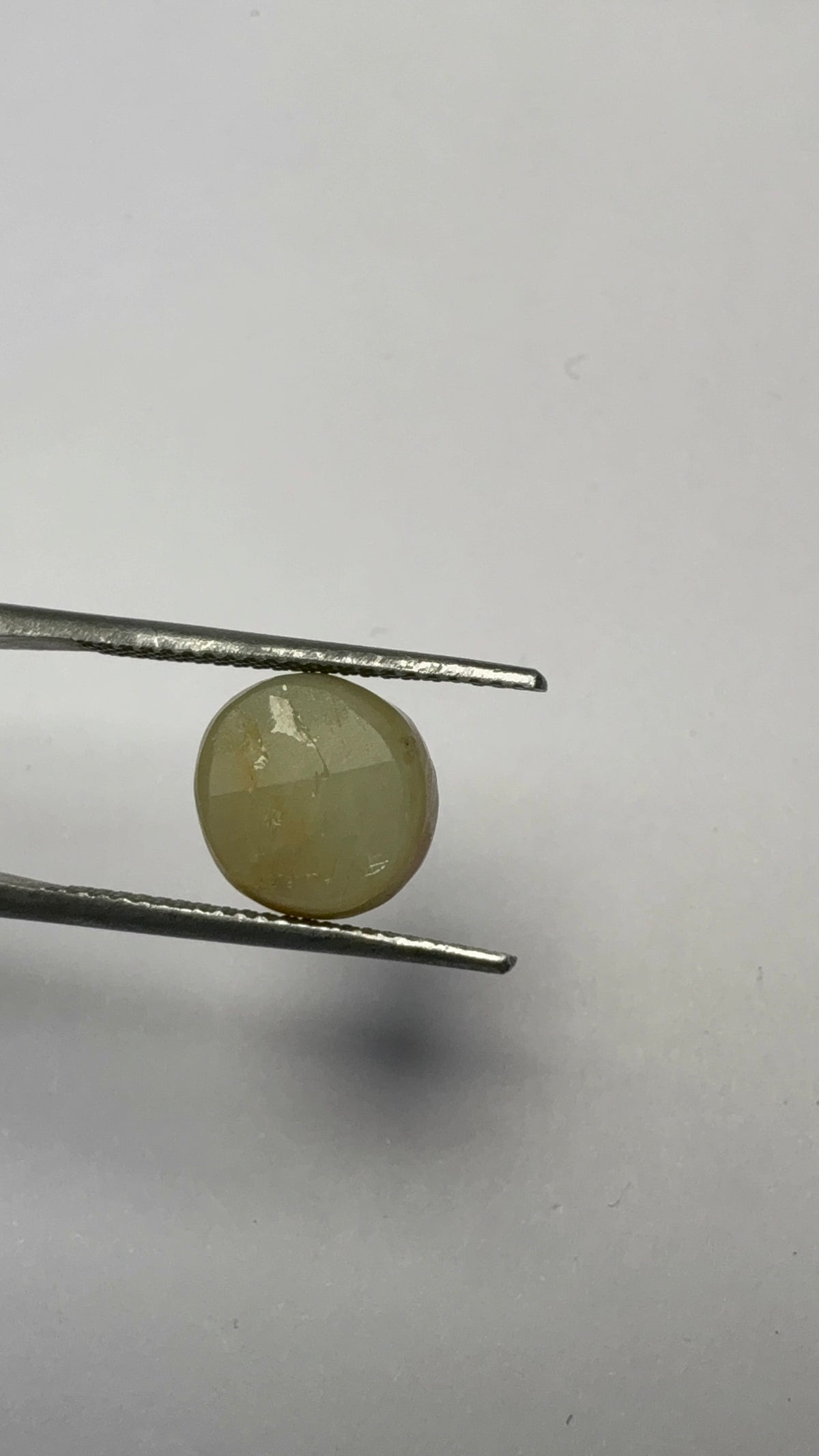 Cat's Eye 7.22 carat LAR-18 angled view