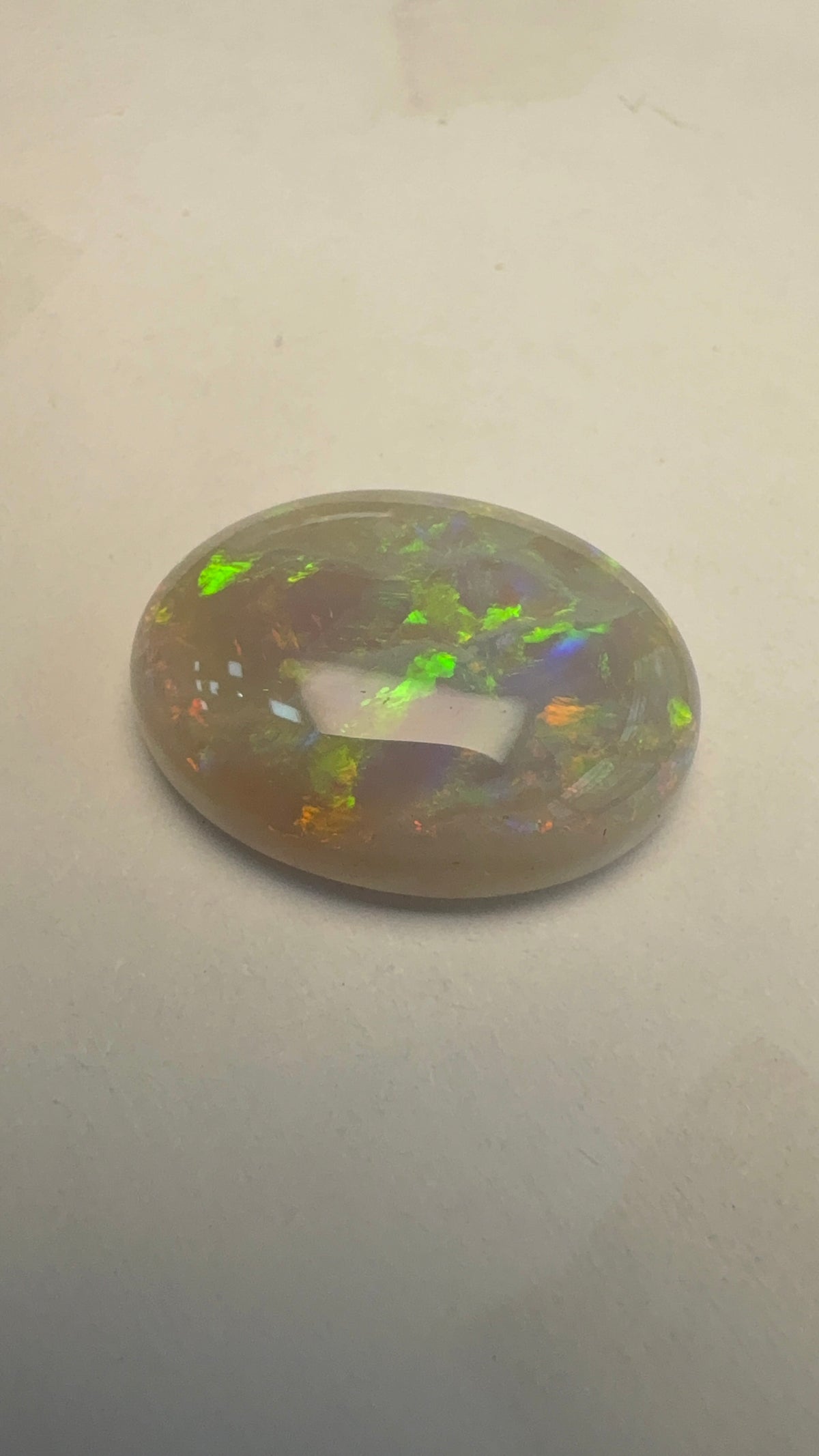 Opal 6.71 carat OPR-10 alternate face-up view