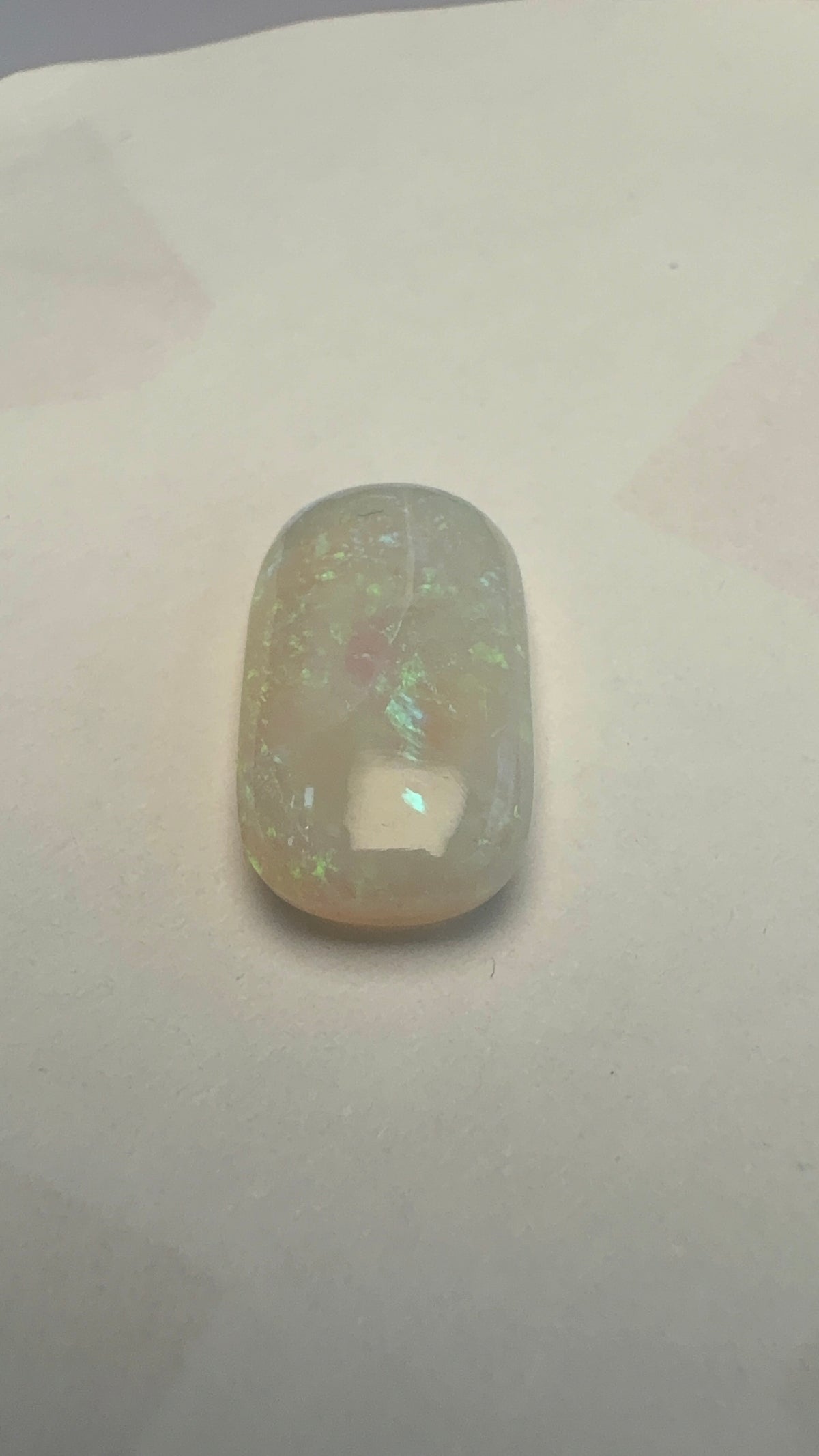 Opal 5.75 carat OPR-25 face-up view