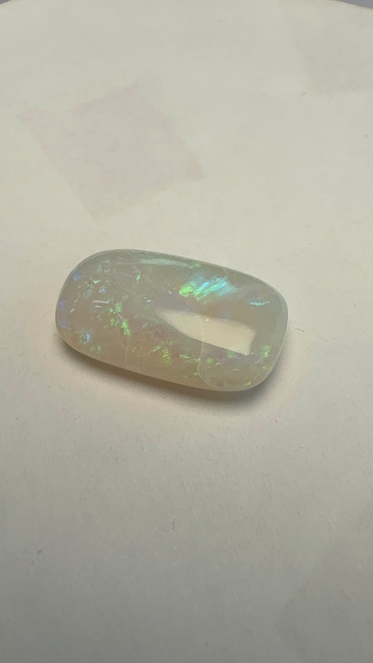 Opal 5.75 carat OPR-25 alternate face-up view