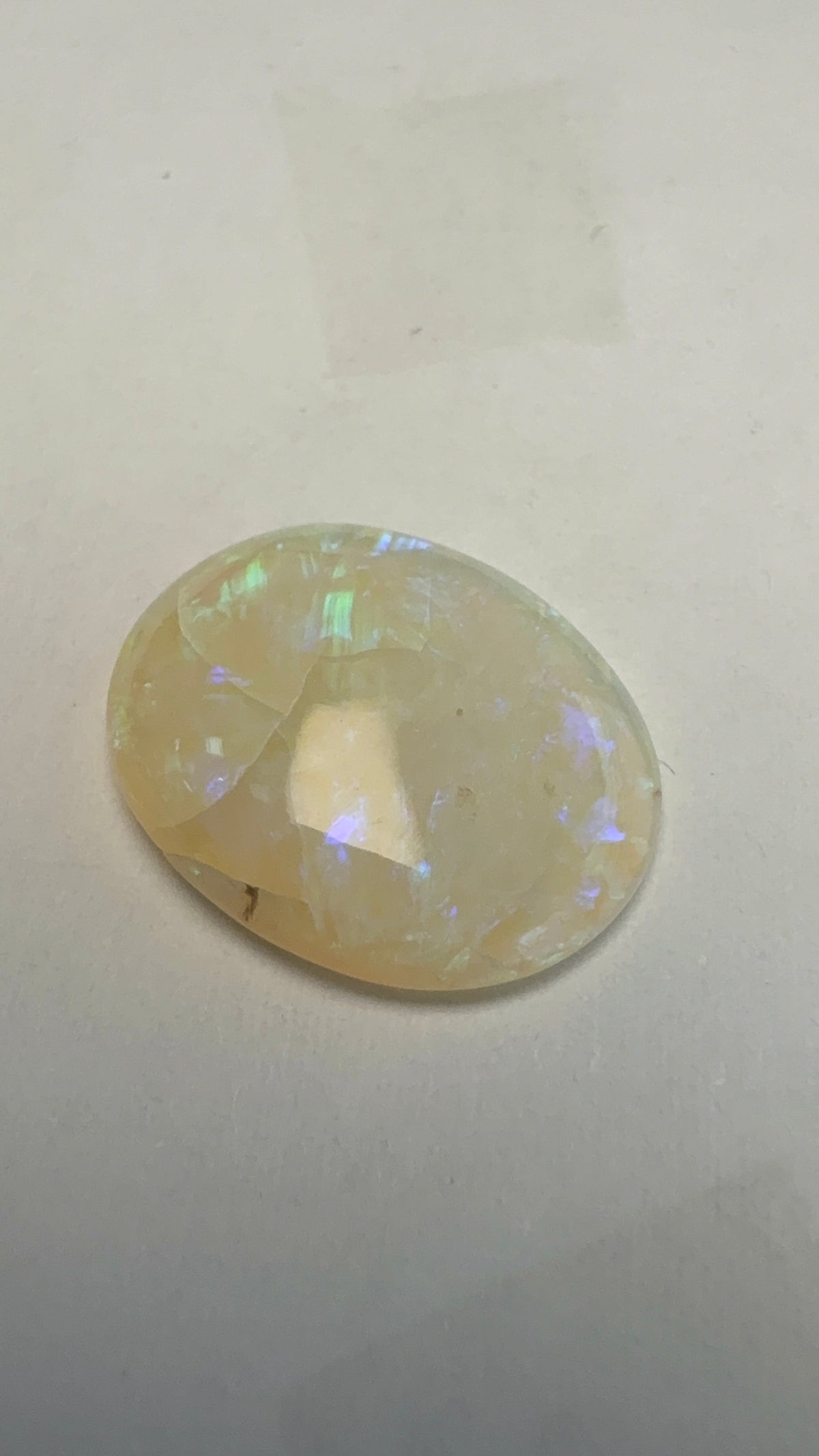 Opal 6.39 carat OPR-26 alternate face-up view
