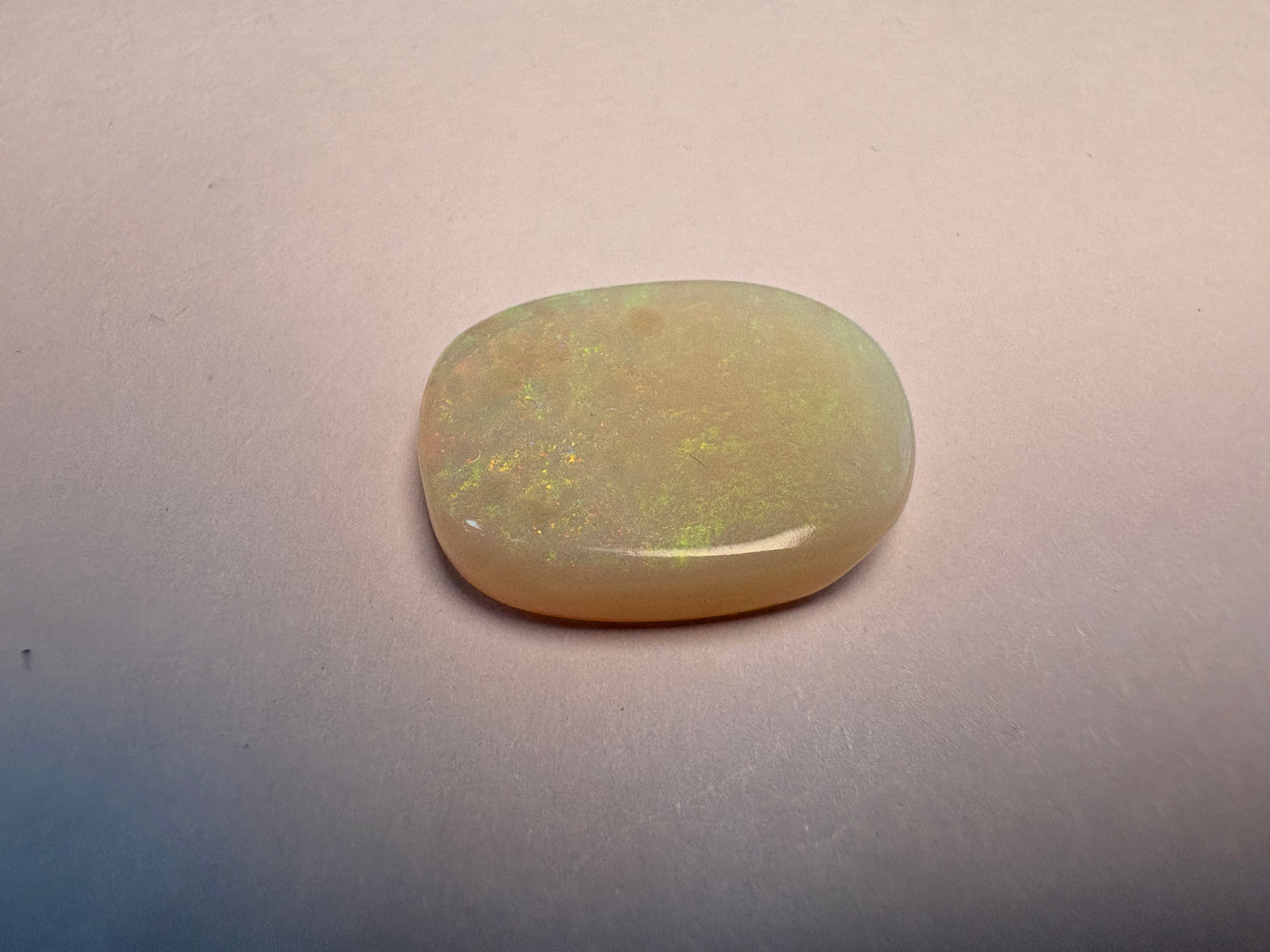 Opal 6.62 carat OPR-29 angled view
