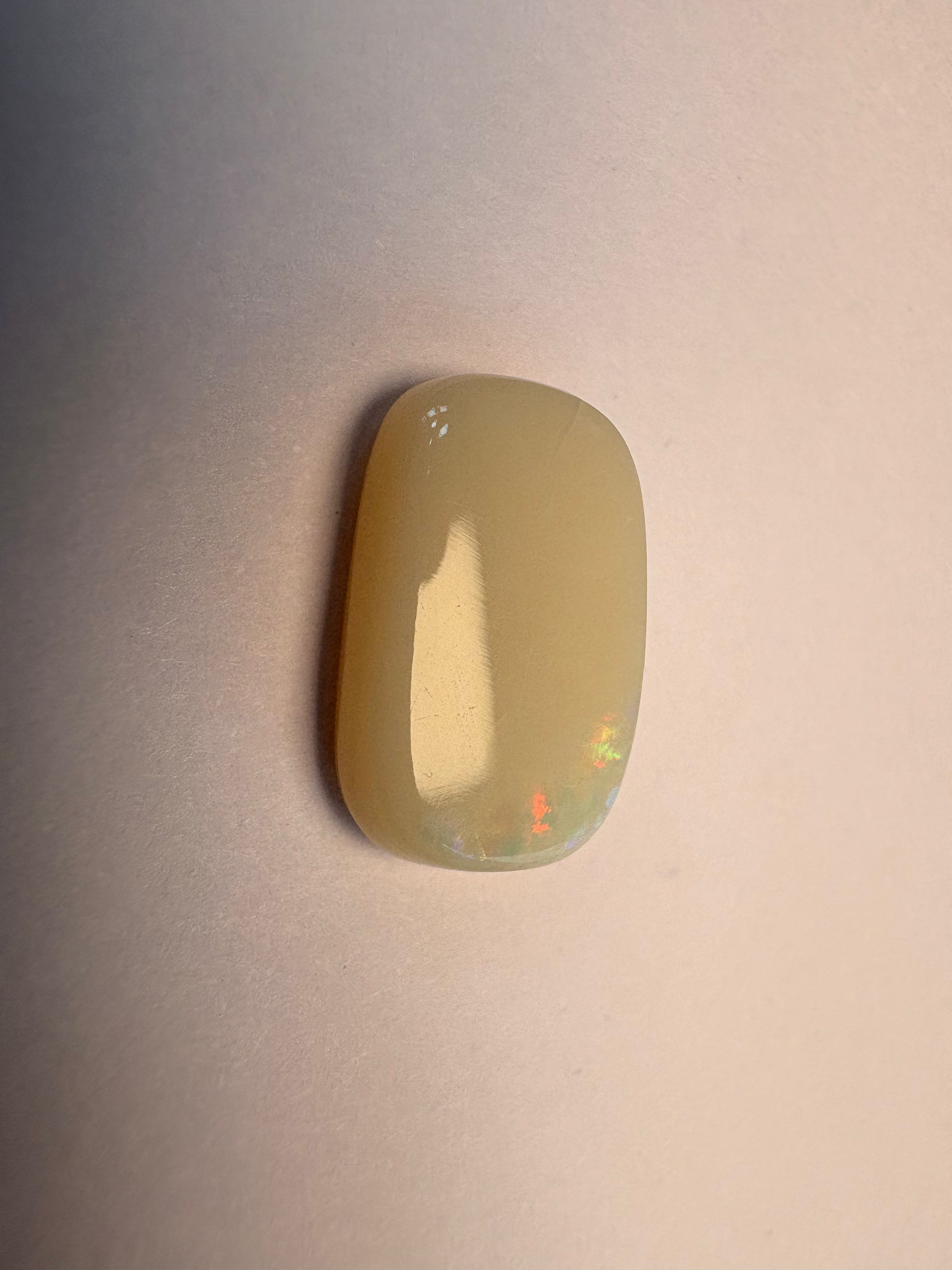 Opal 5.74 carat OPR-34 angled view