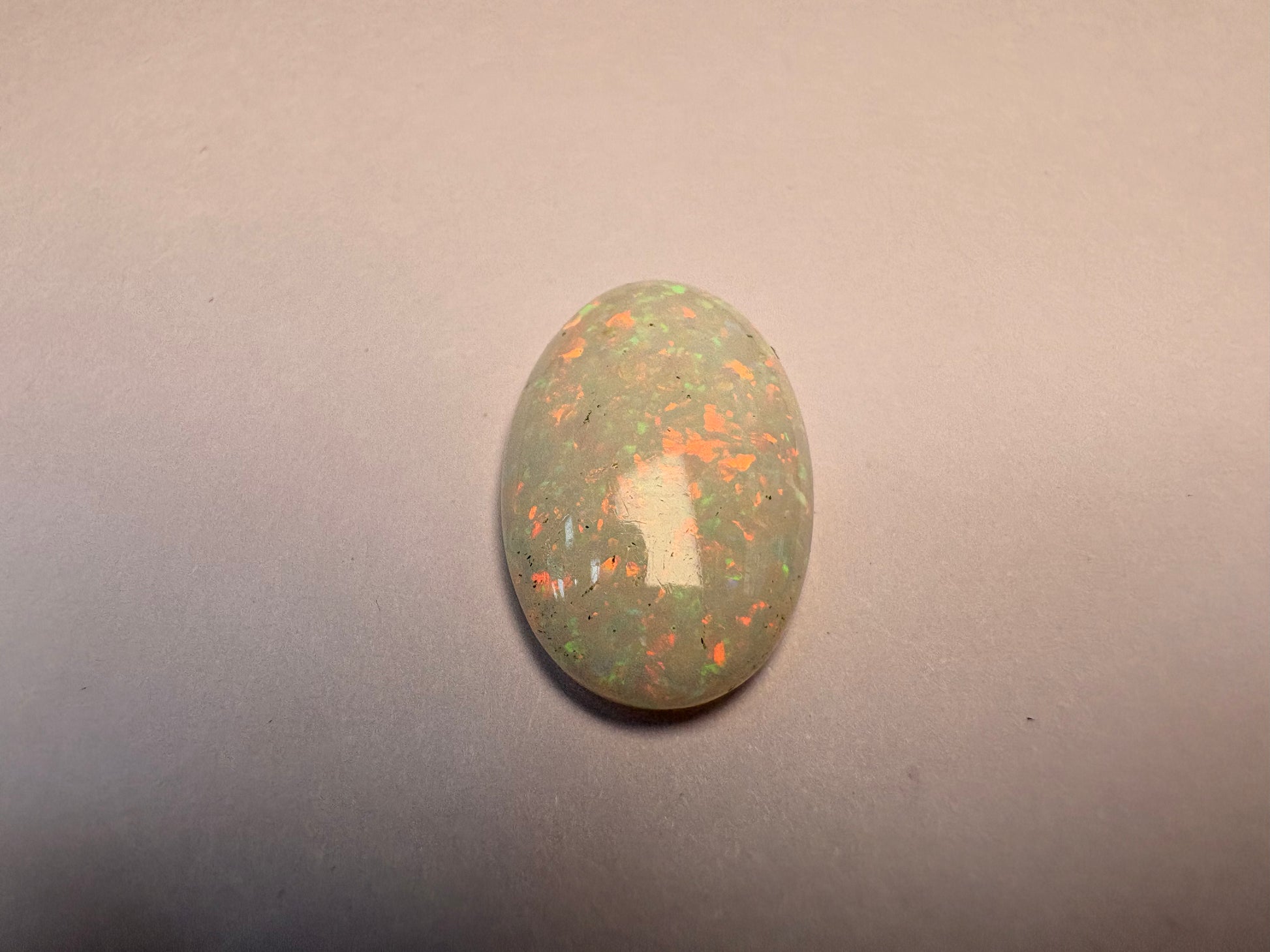 Opal 4.35 carat OPR-35 angled view