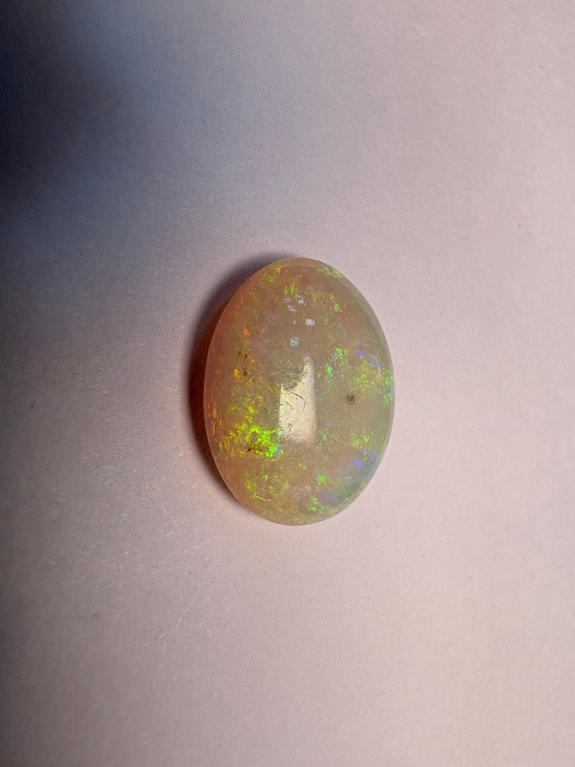 Opal 5.14 carat OPR-36 alternate face-up view