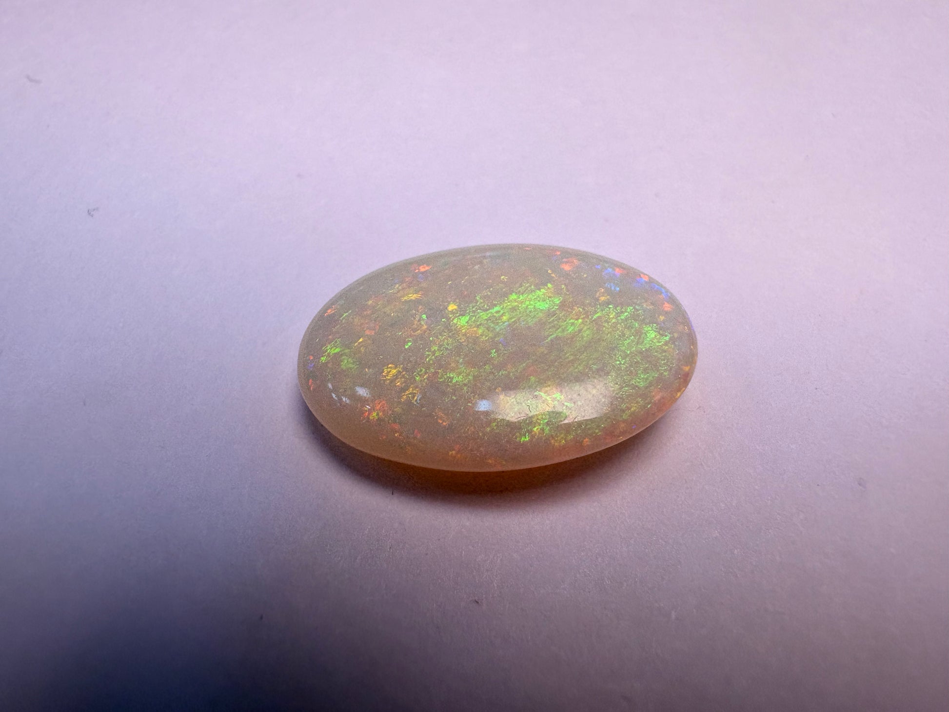 Opal 6.84 carat OPR-39 alternate face-up view