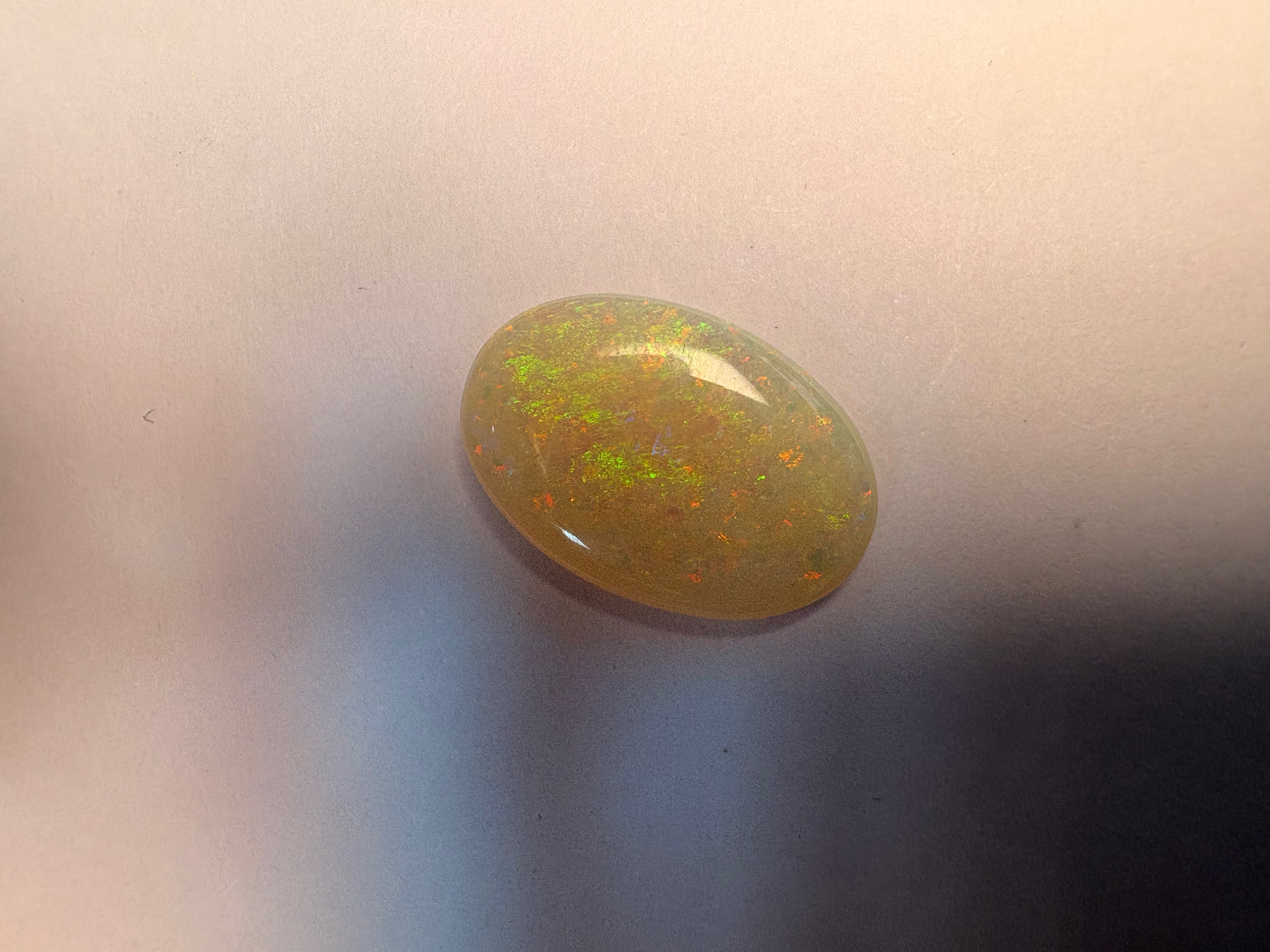 Opal 6.84 carat OPR-39 reverse view