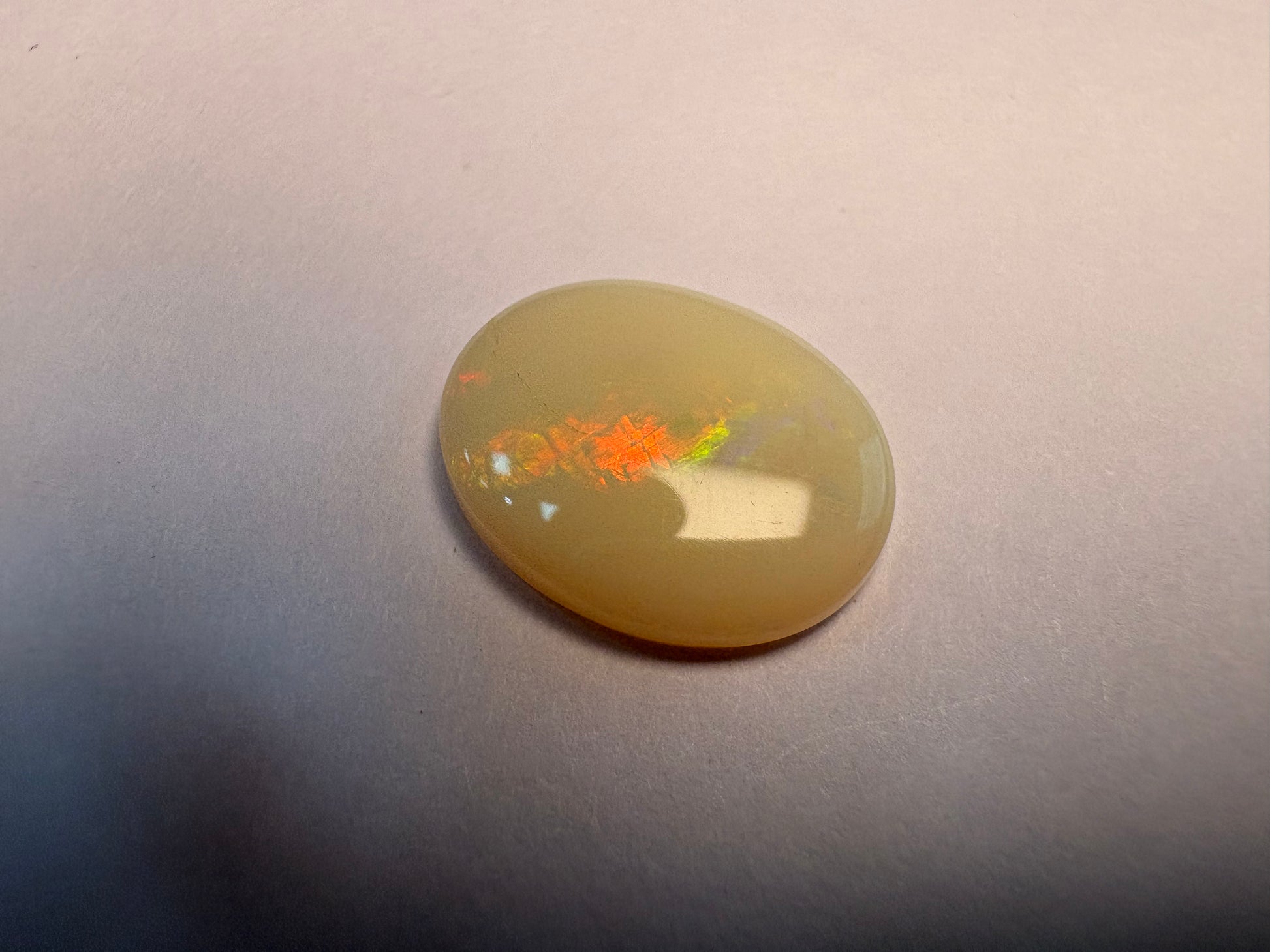 Opal 3.21 carat OPR-41 angled view