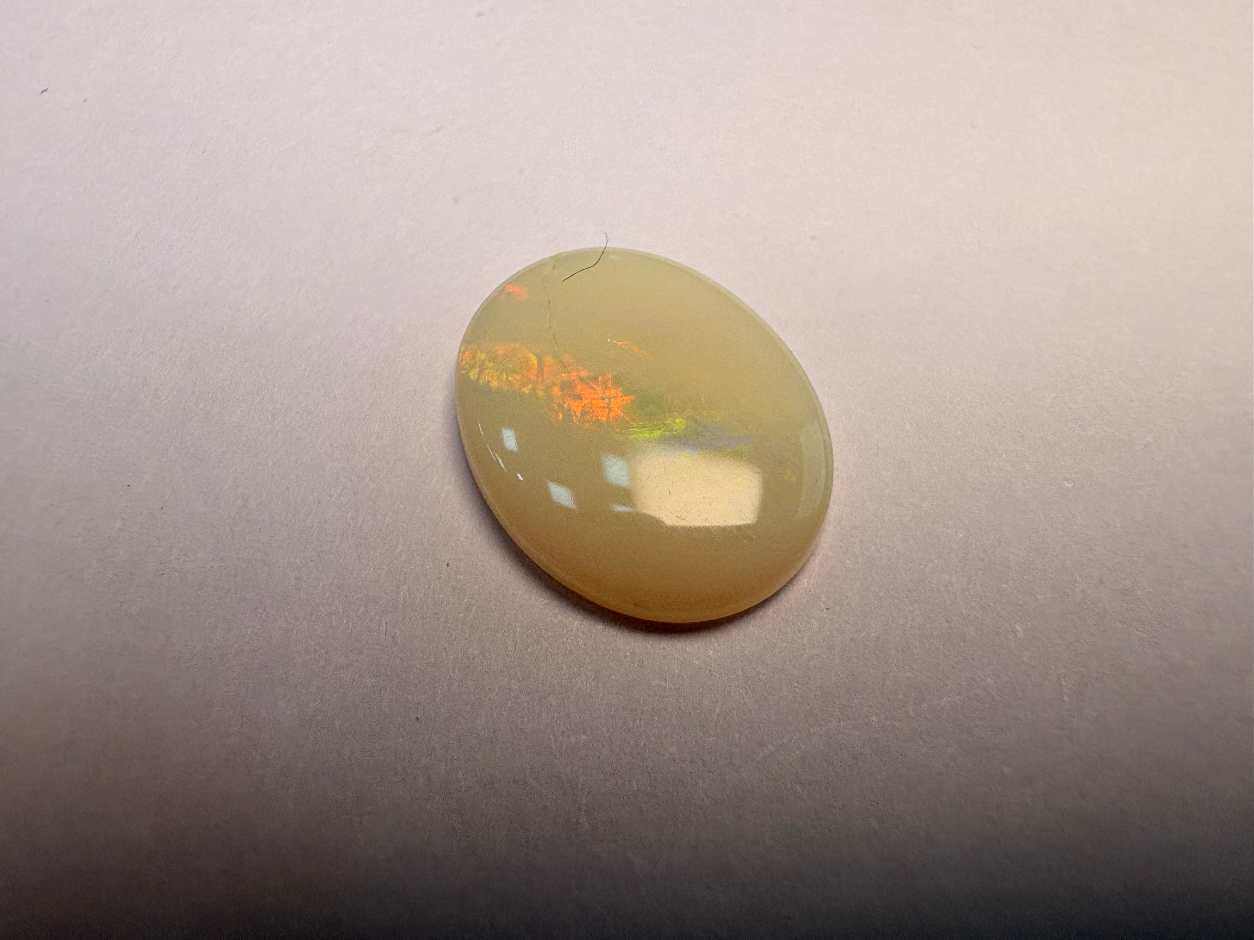 Opal 3.21 carat OPR-41 reverse view