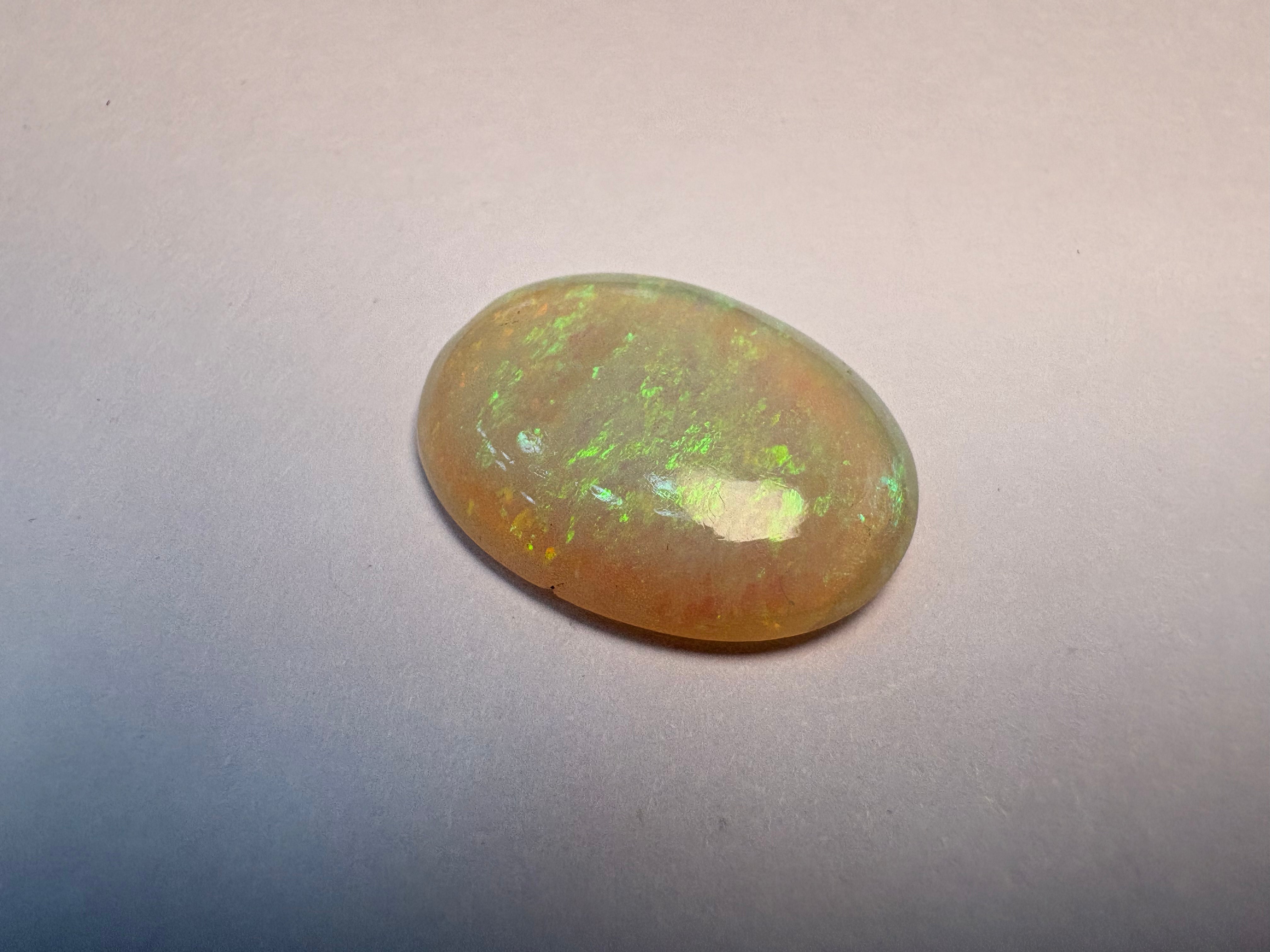 Opal 6.25 carat OPR-48 alternate face-up view
