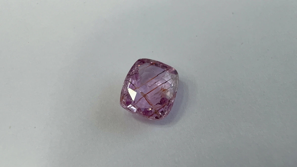 Ruby 2.72 carat R-25 alternate face-up view
