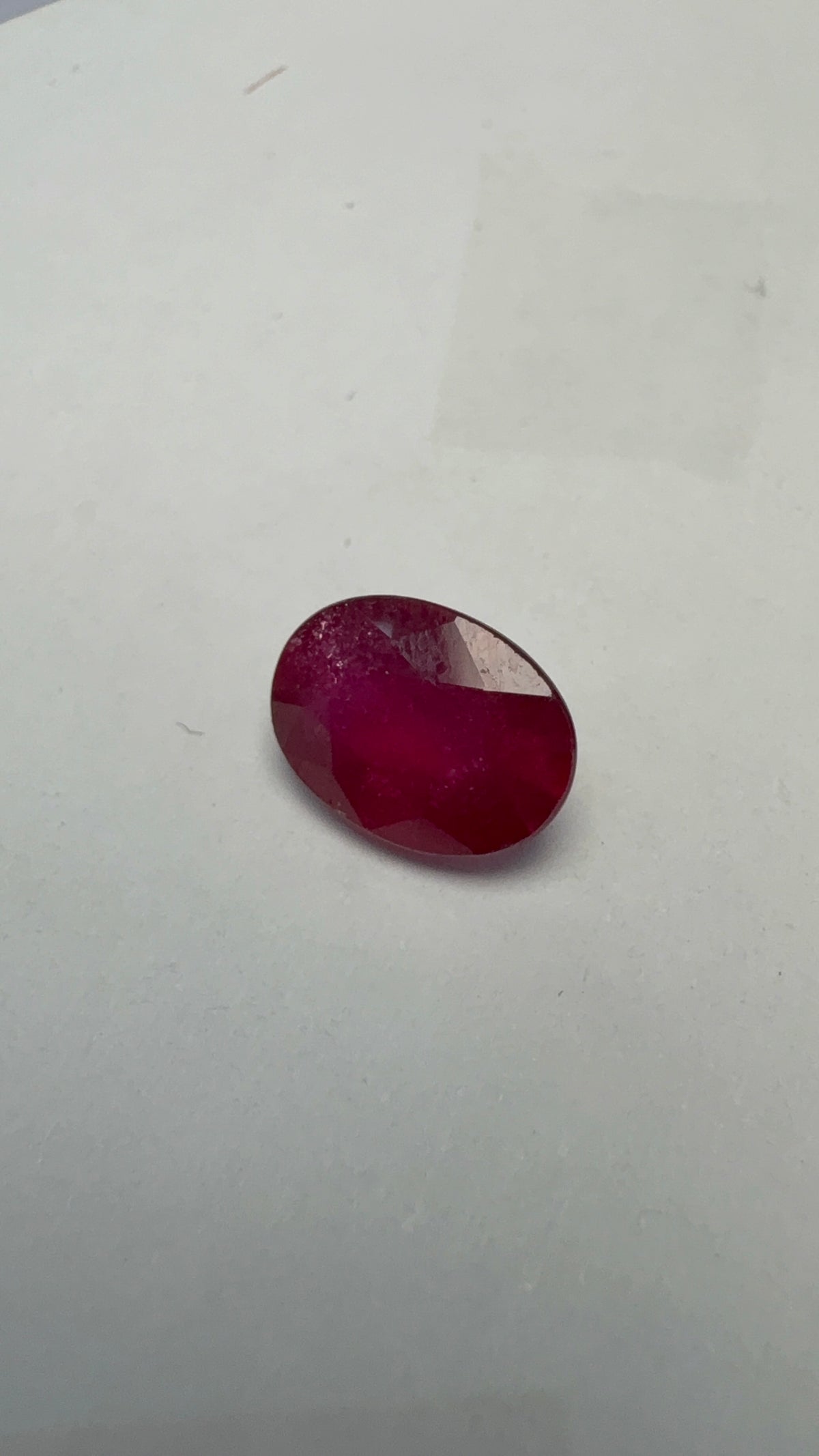 Ruby 2.66 carat R-32 front view