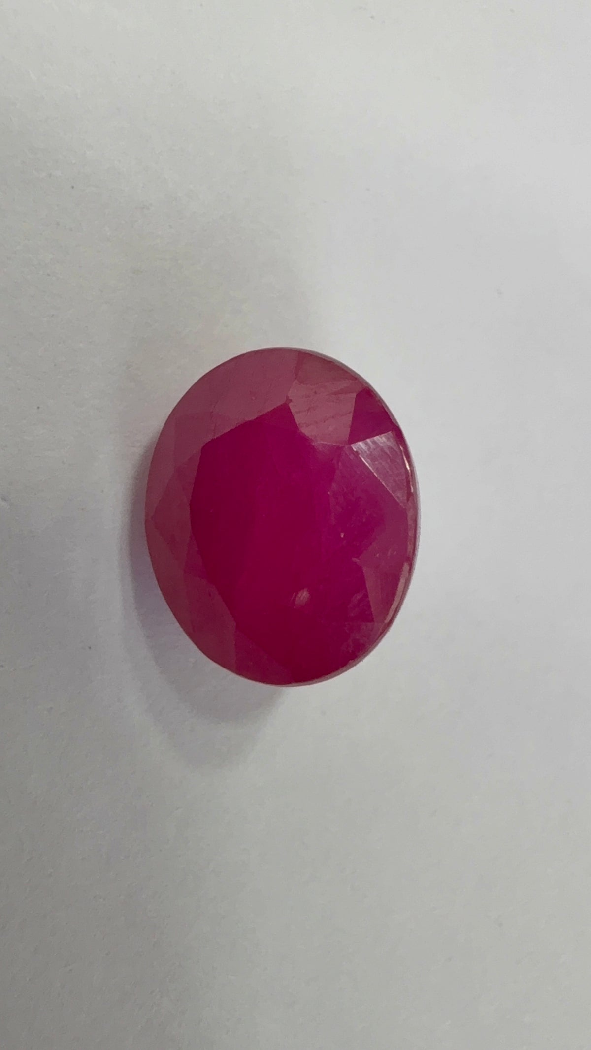 Ruby 5.58 carat R-68 close view