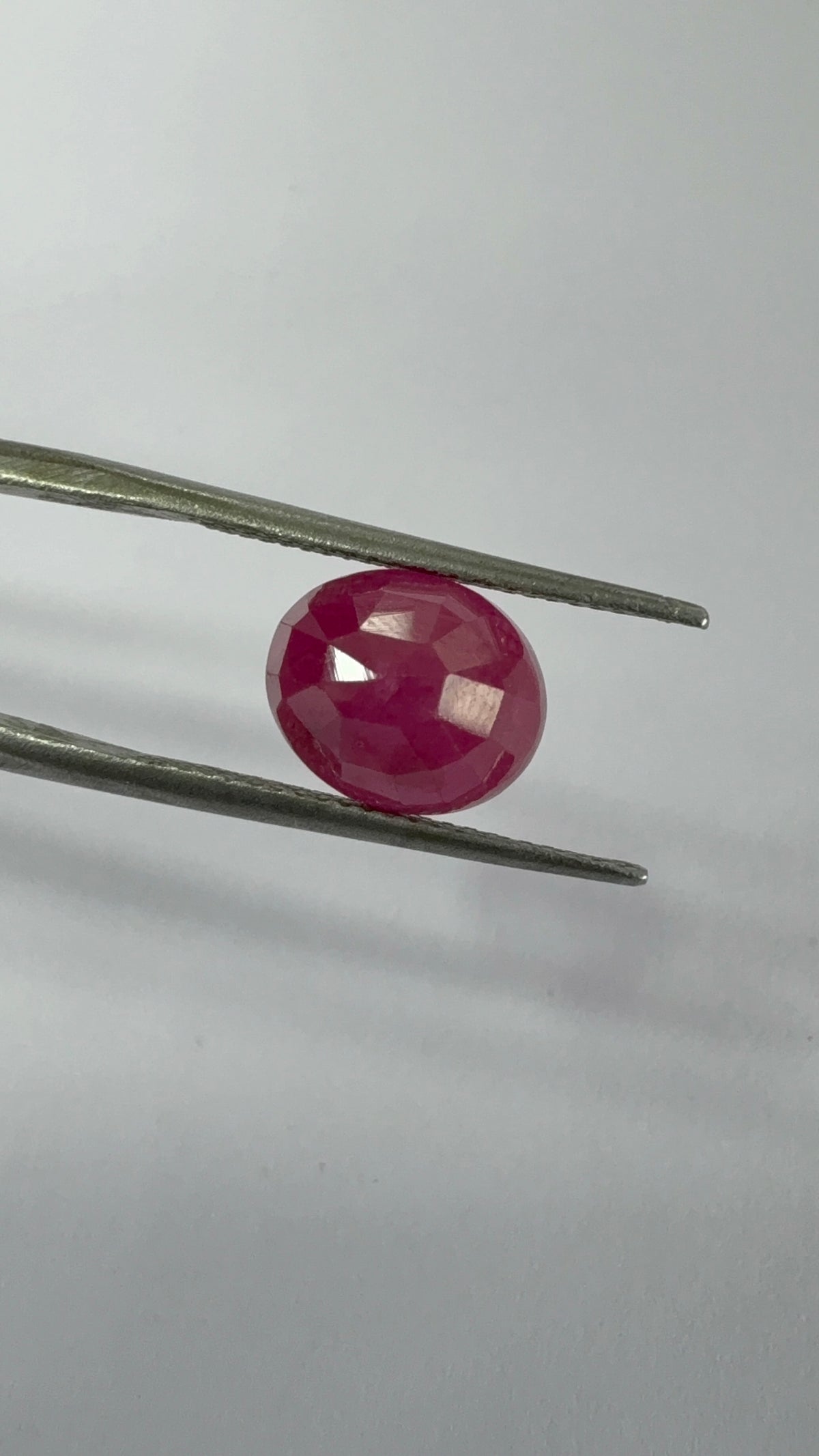Ruby 5.58 carat R-68 reverse view
