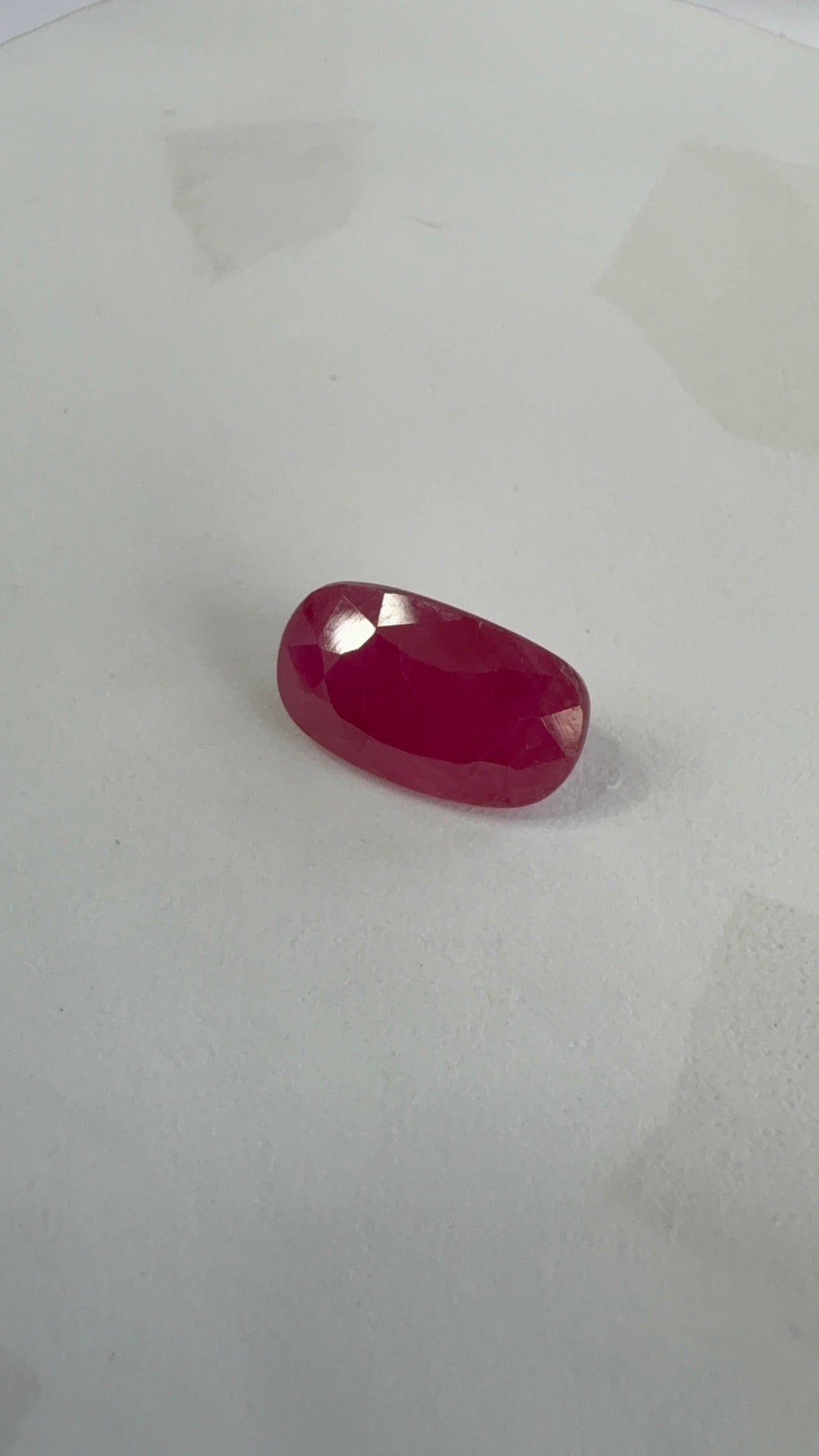 Ruby 3.97 carat R-71 close view