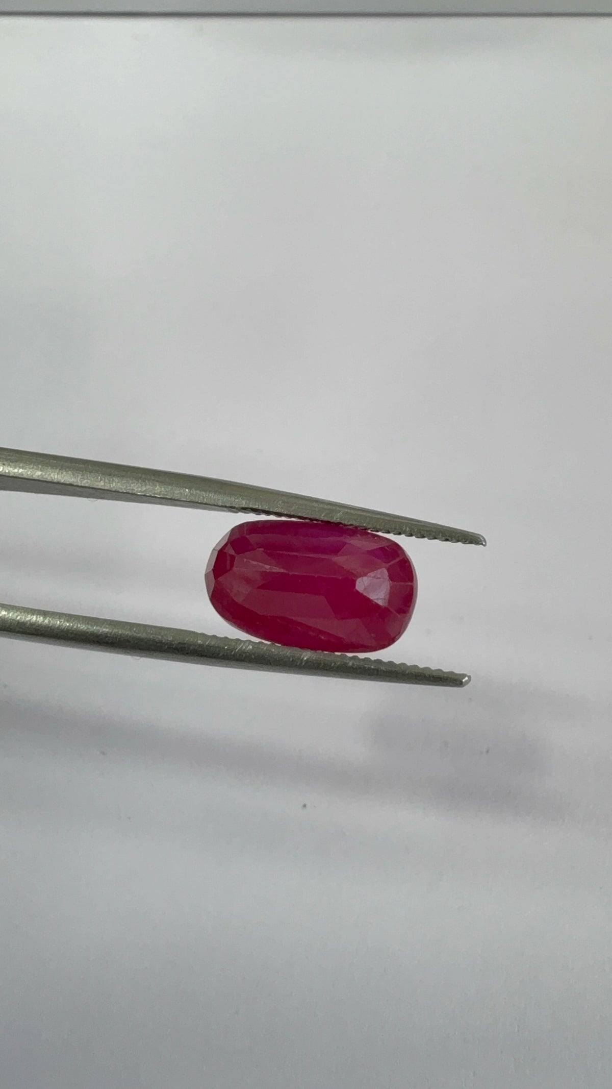 Ruby 3.97 carat R-71 reverse view