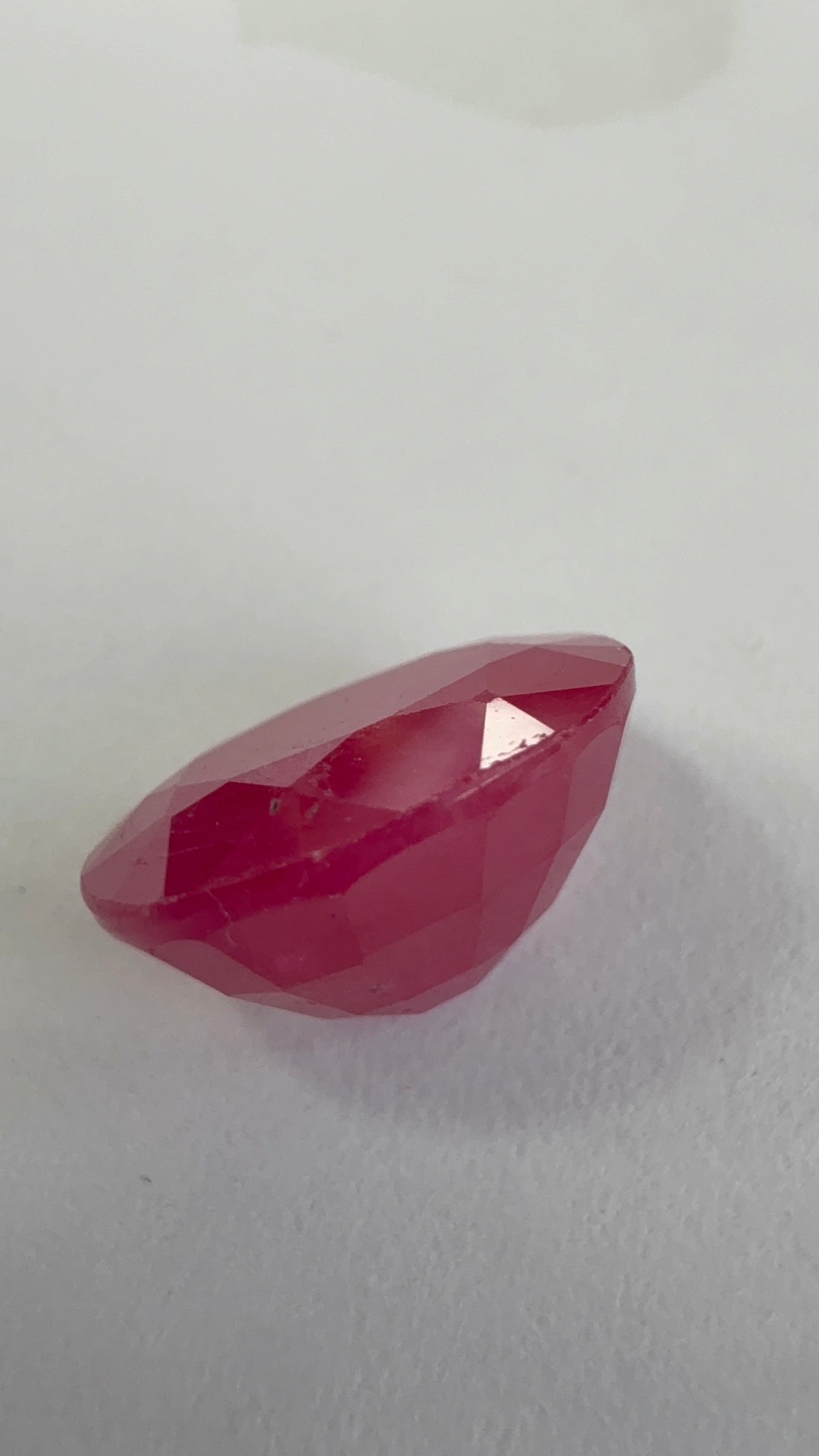 Ruby 5.32 carat R-72 close view