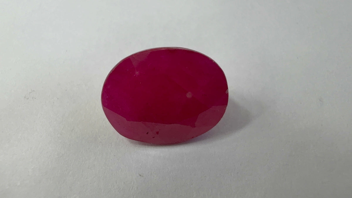 Ruby 5.32 carat R-72 side view