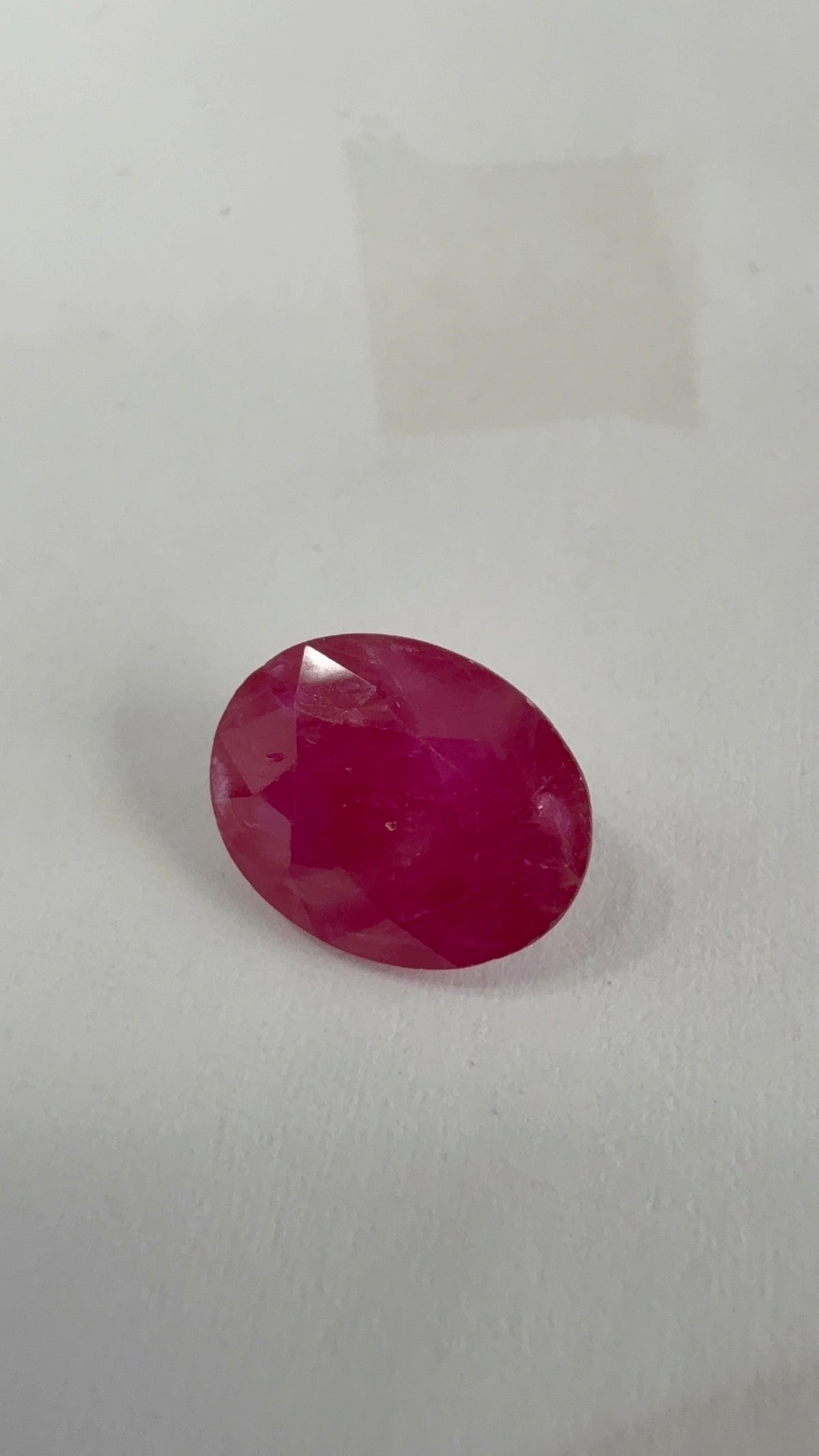 Ruby 3.49 carat R-74 close view