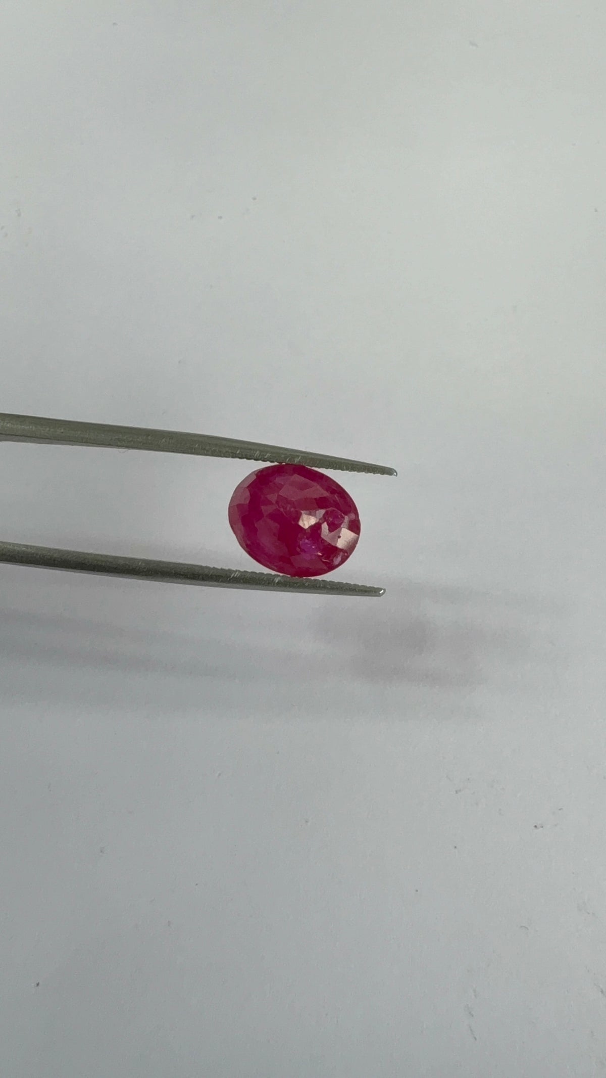 Ruby 3.49 carat R-74 reverse view