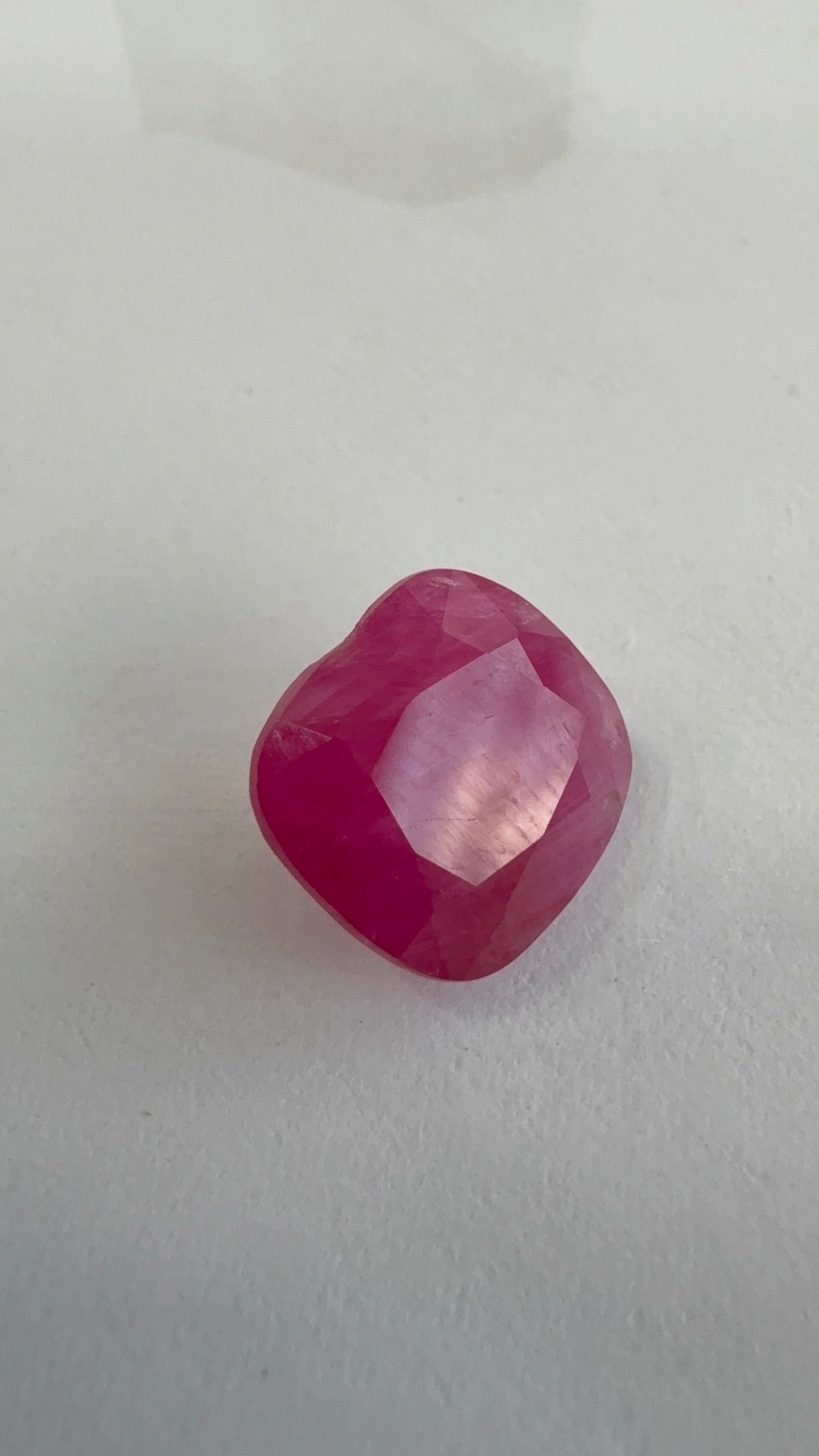 Ruby 3.64 carat R-75 front view