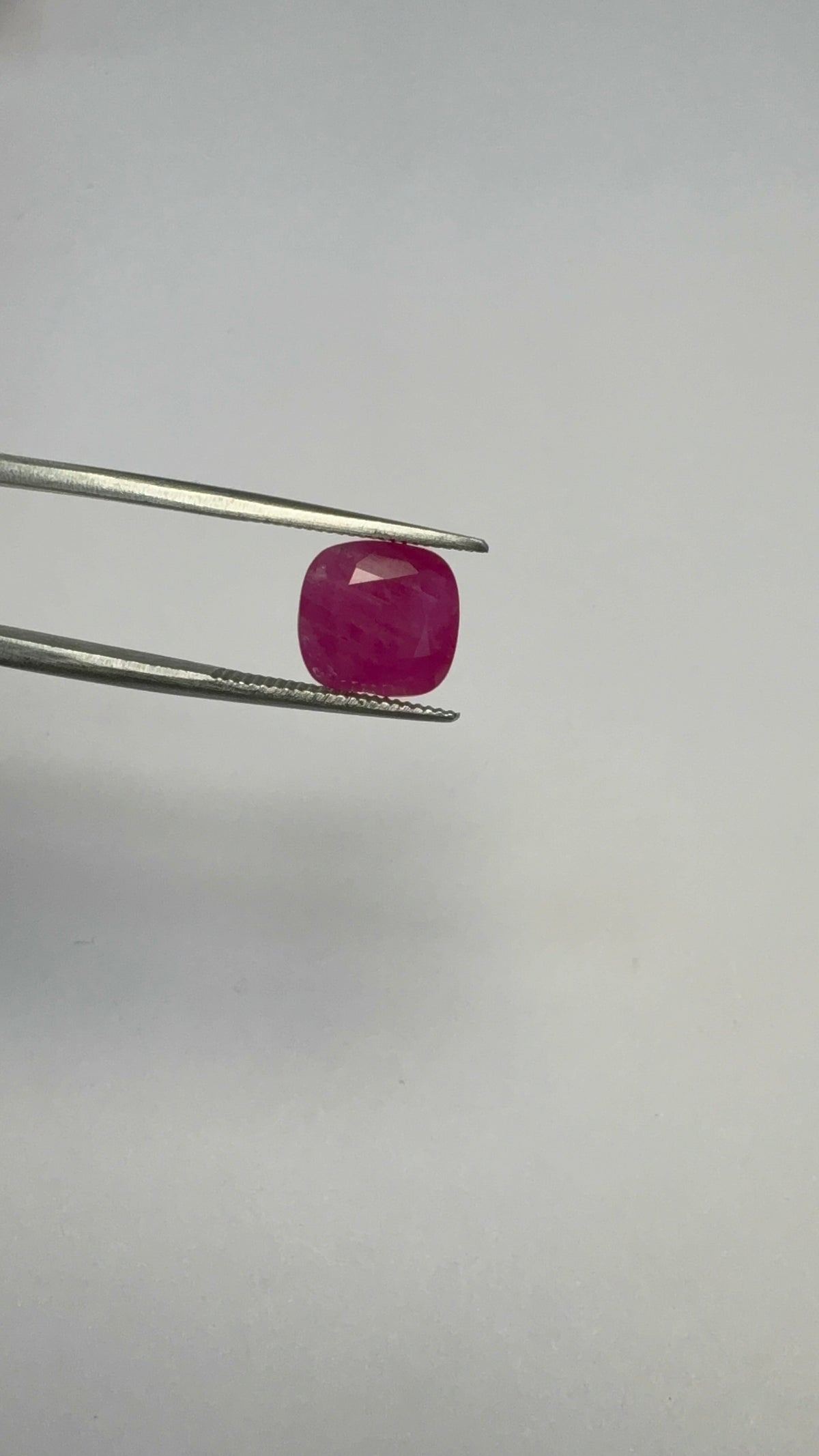 Ruby 3.64 carat R-75 close view