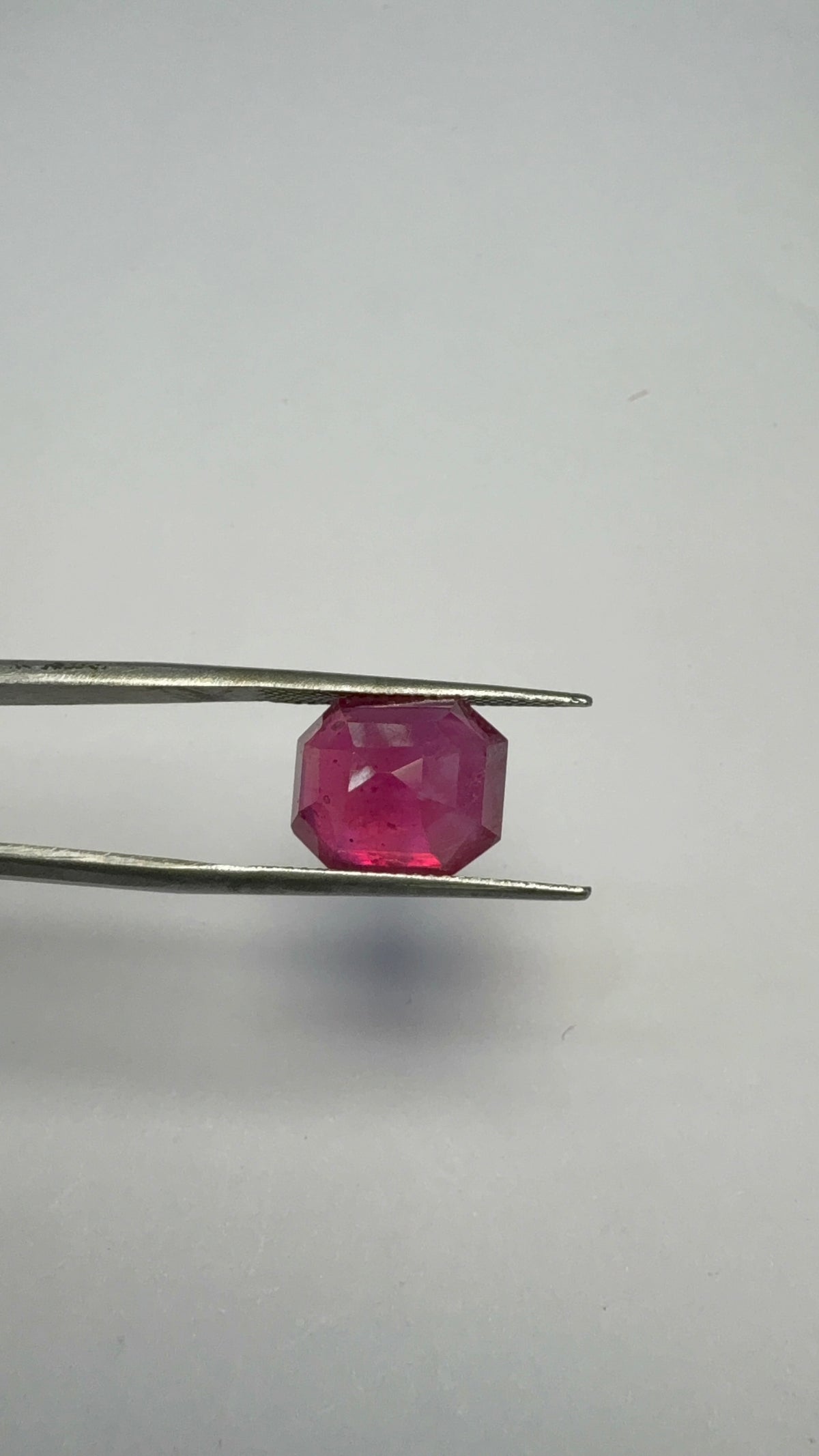 Ruby 9.18 carat R-77 close view