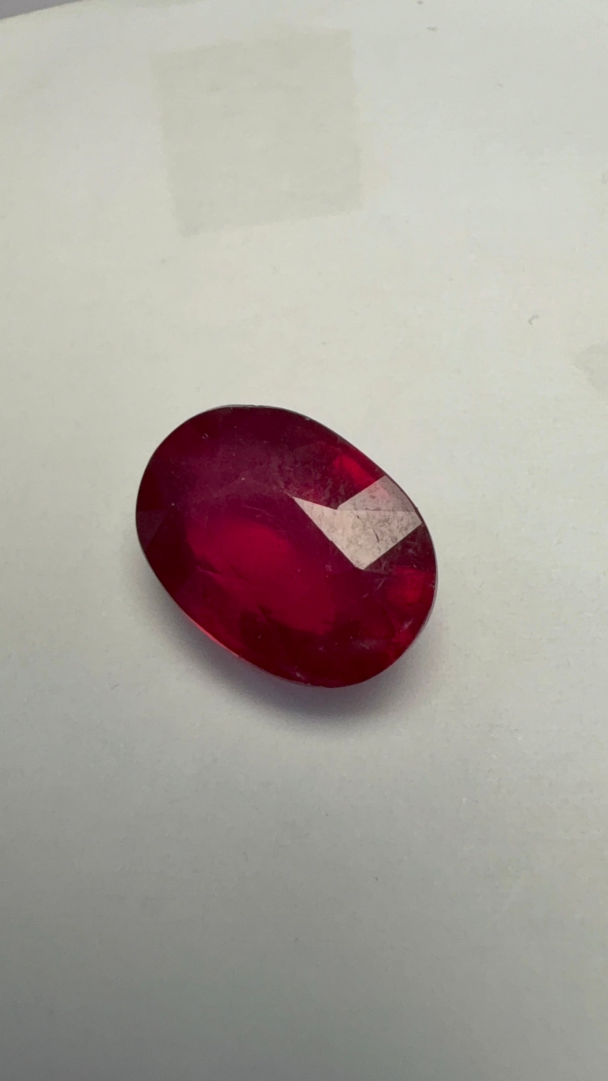 Ruby 9.76 carat R-79 front view
