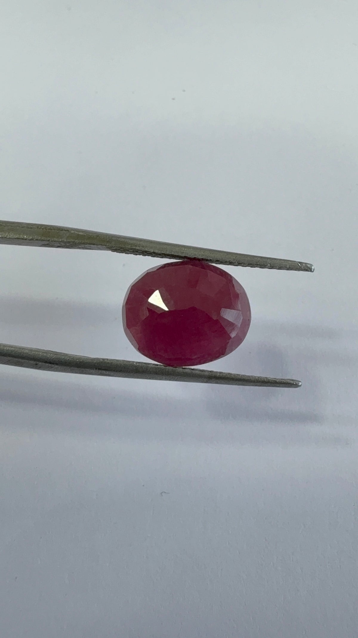 Ruby 5.68 carat R-80 side view