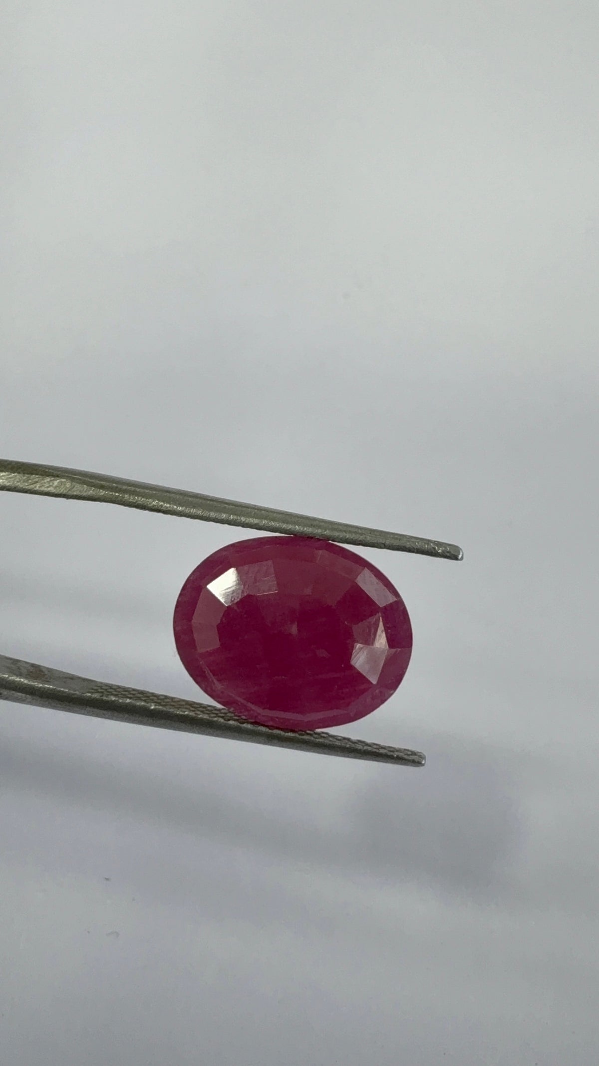 Ruby 5.98 carat R-81 close view
