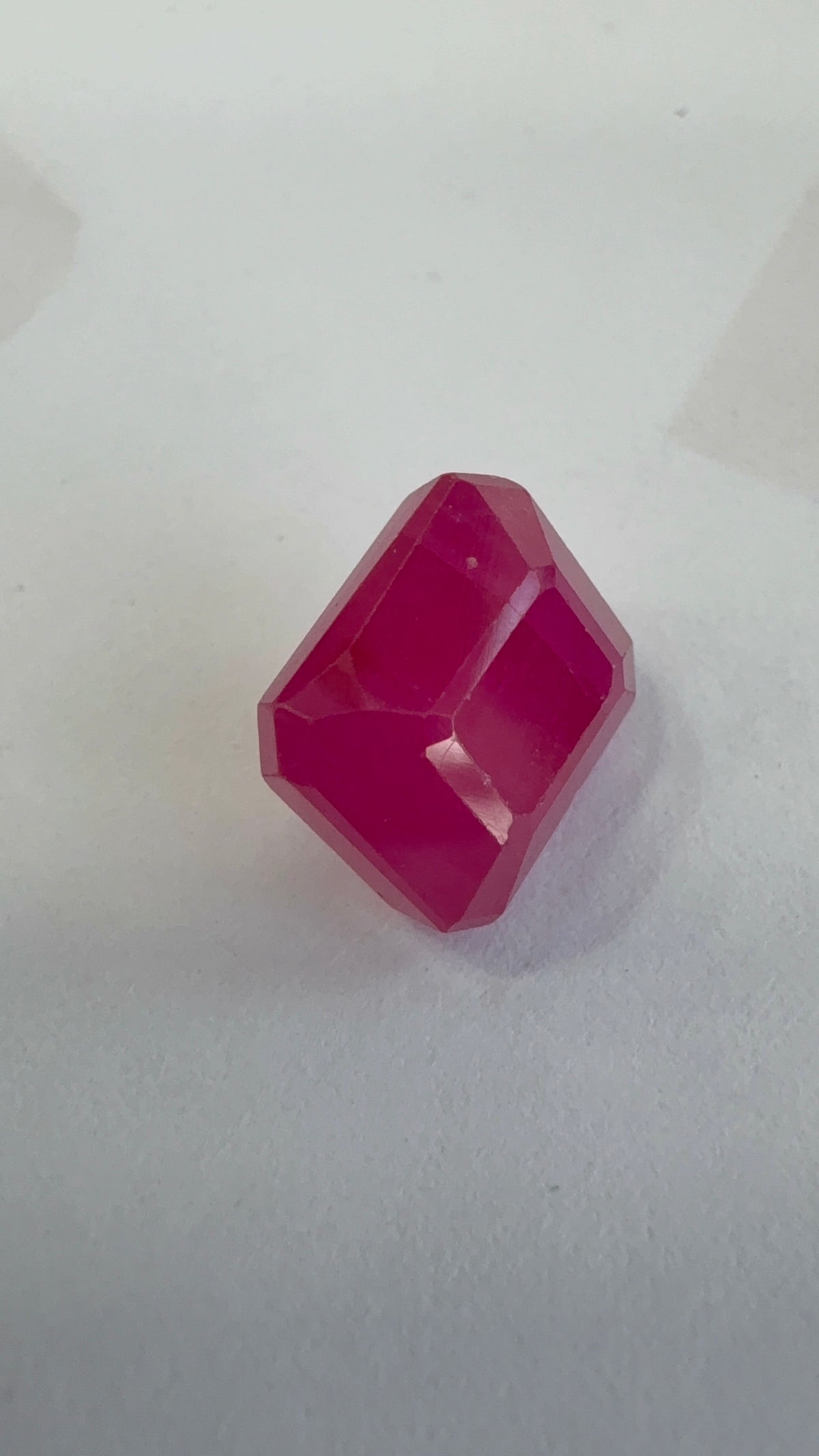 Ruby 5.46 carat R-83 front view