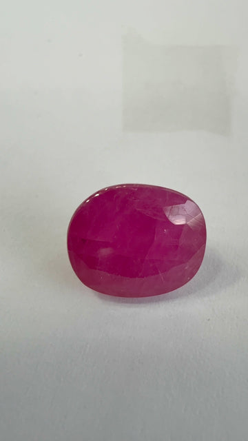 Ruby 5.21 carat R-84 front view