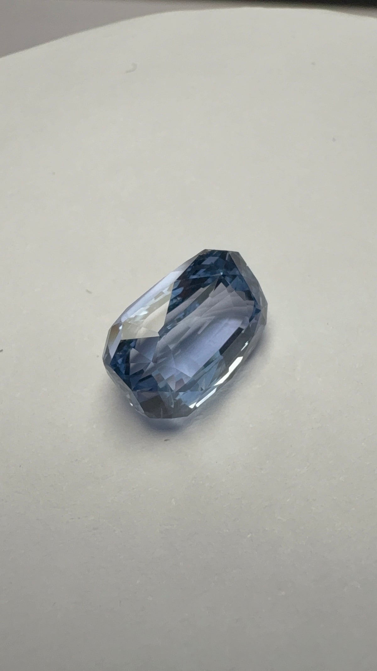 Blue Sapphire 9.04 carat SBS-12 face-up view