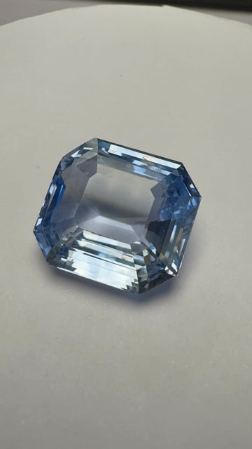 Blue Sapphire 17.28 carat SBS-19 front view